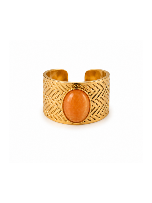 NEW l Bague colorée inoxydable