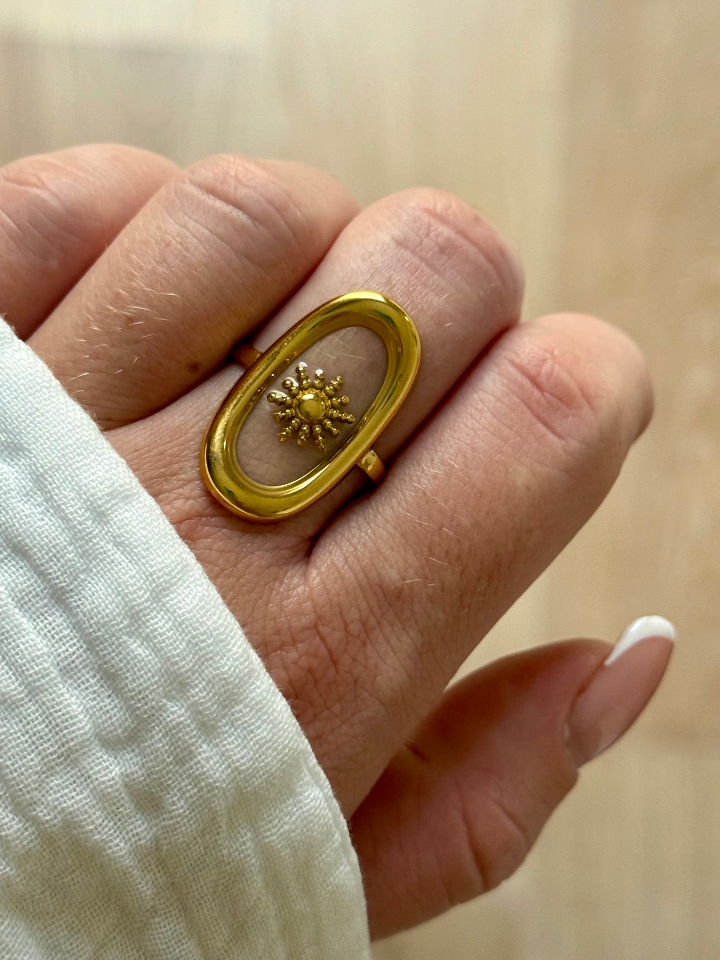 ASTRES - SOLAIRE l Bague  inoxydable