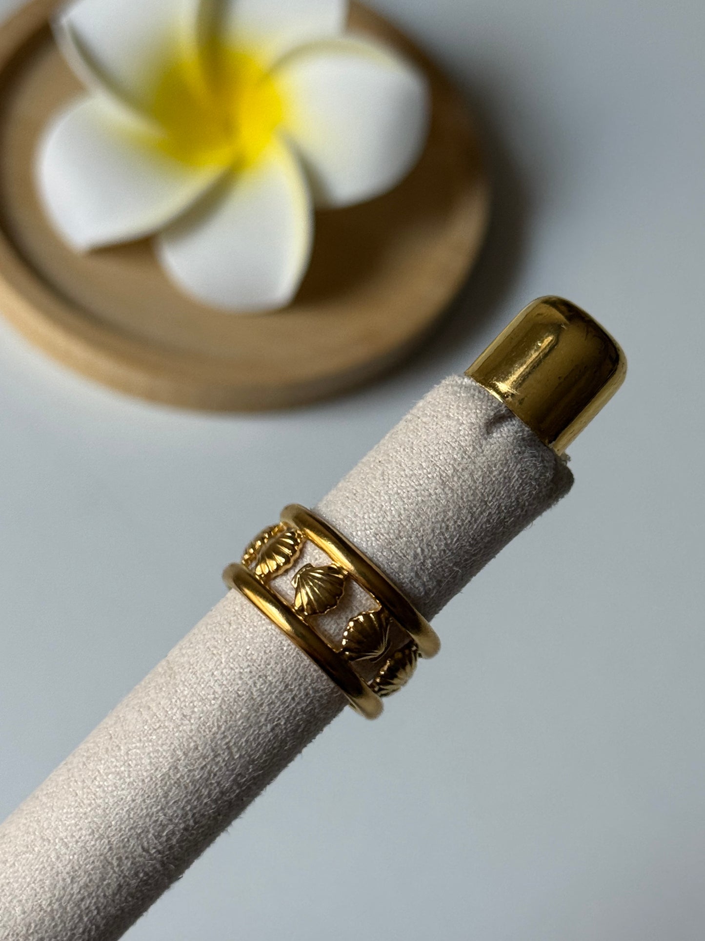 OCEAN MOOD - ANÉMONE l Bague inoxydable