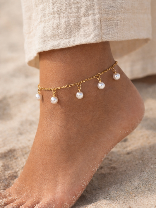 OPALE l Bracelet de cheville inoxydable