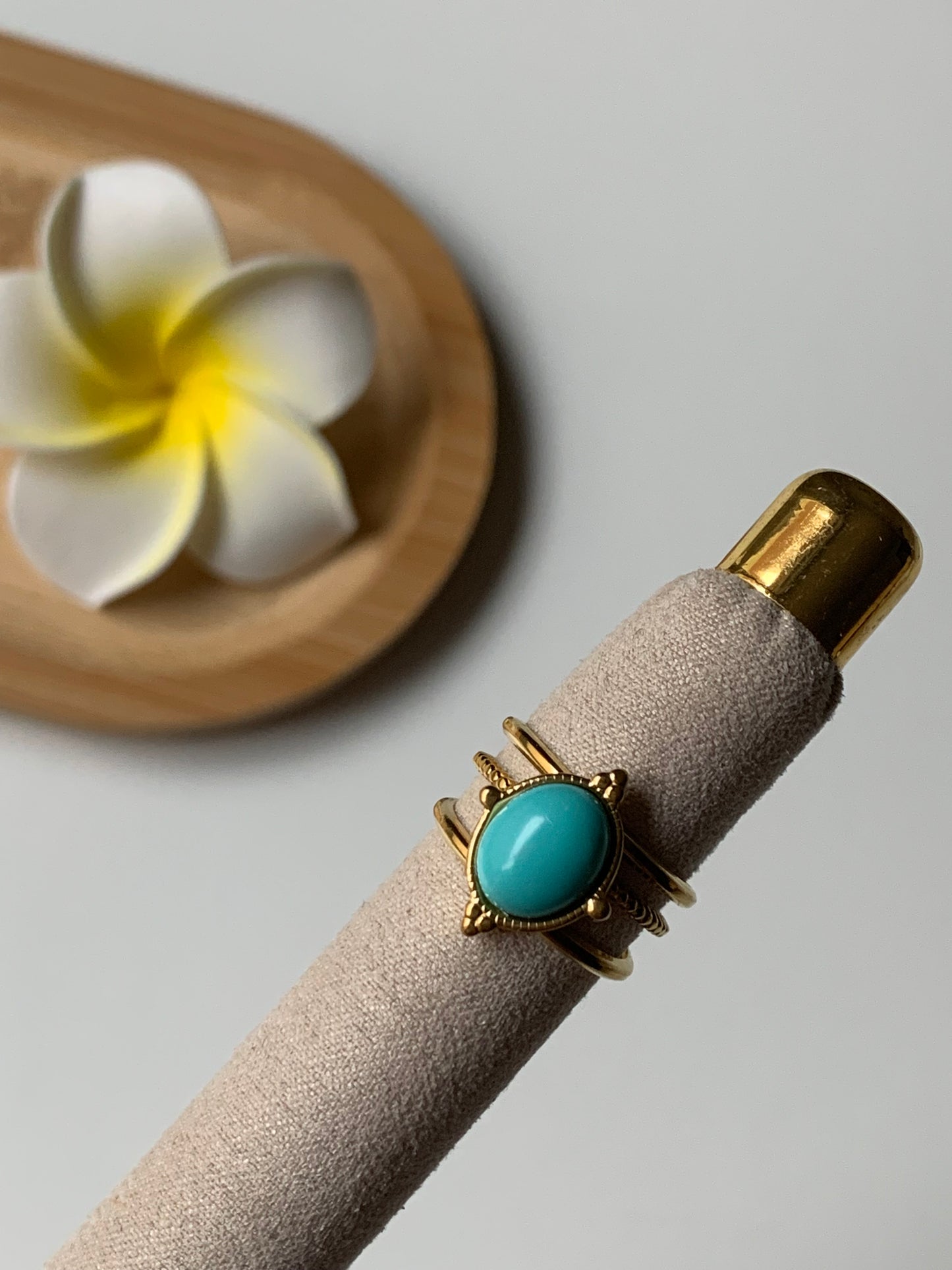 TURQUOISE l Bague inoxydable