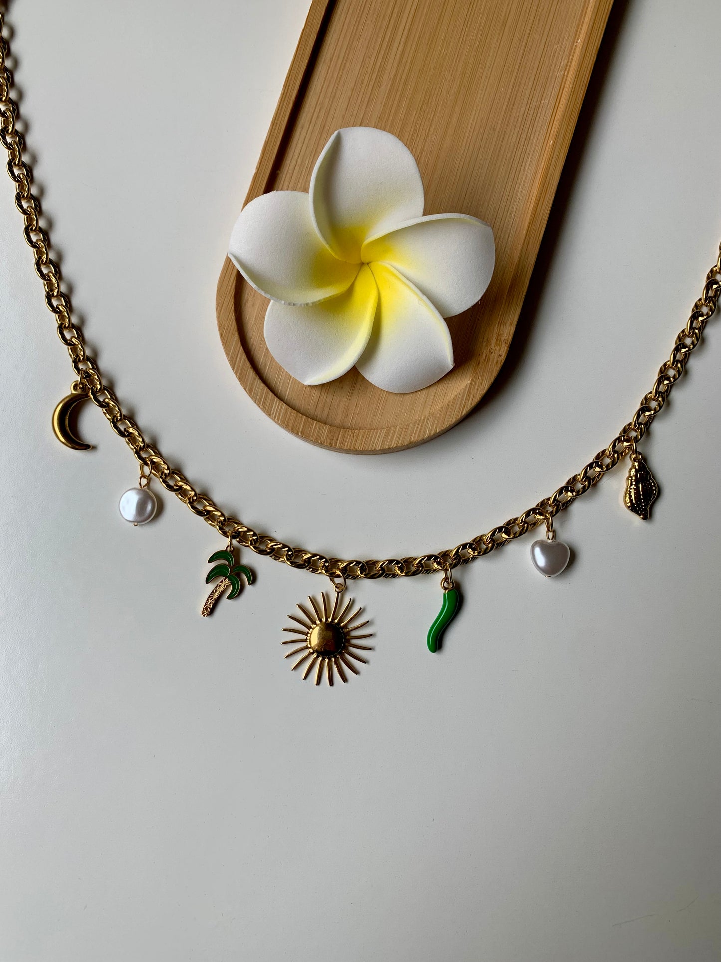 RIO DE JANEIRO - Collier charms inoxydable