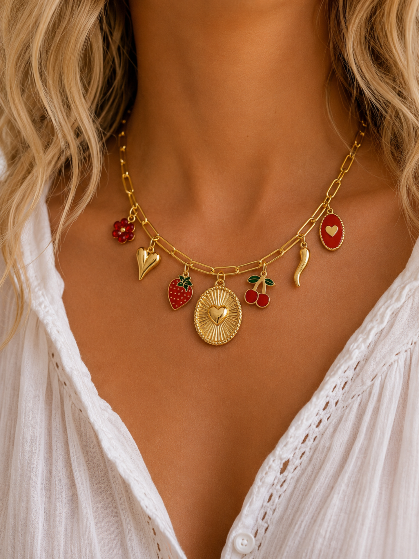 CHARMS l Collier charms inoxydable