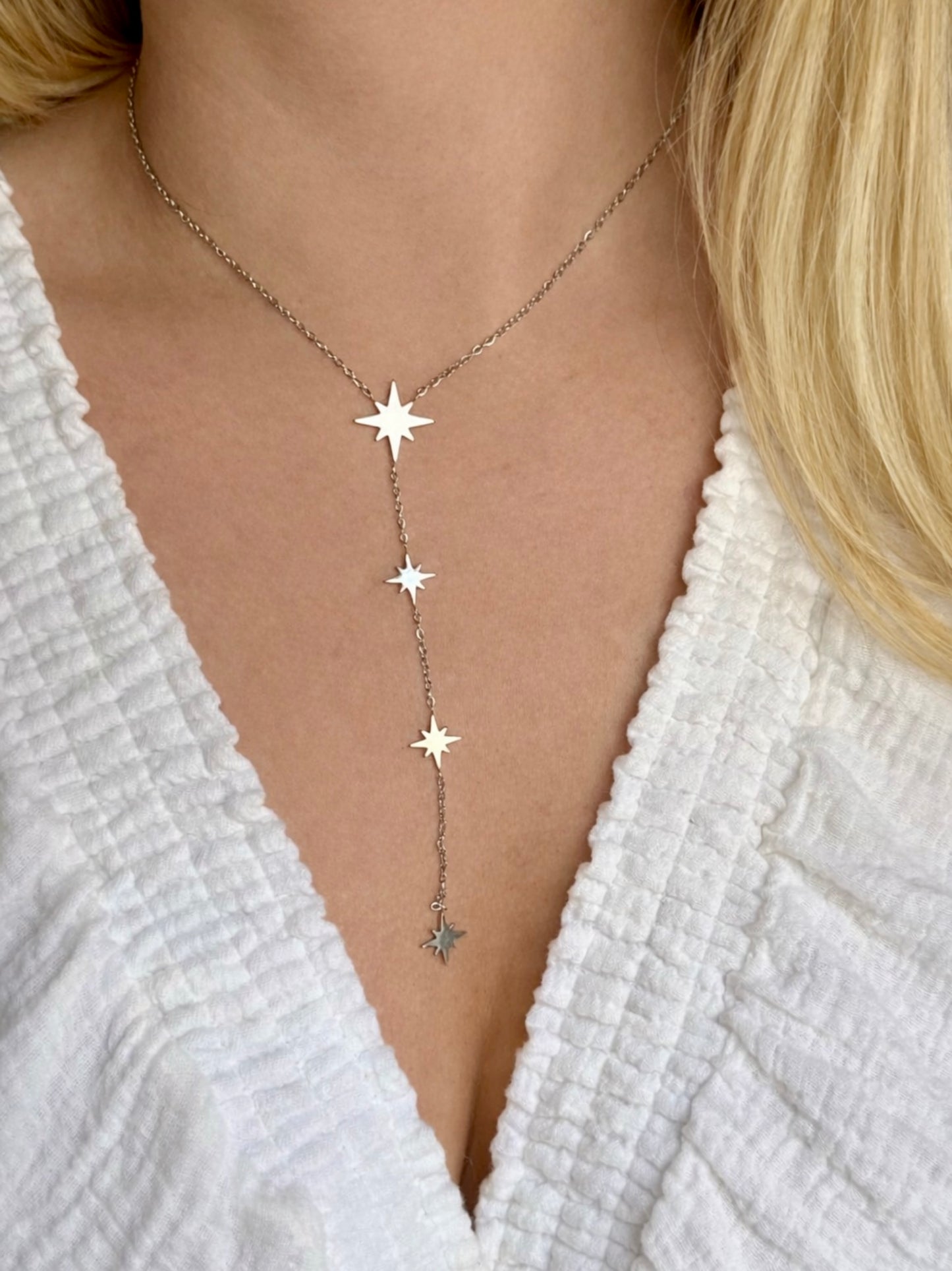 ÉTOILÉE l Collier Y inoxydable