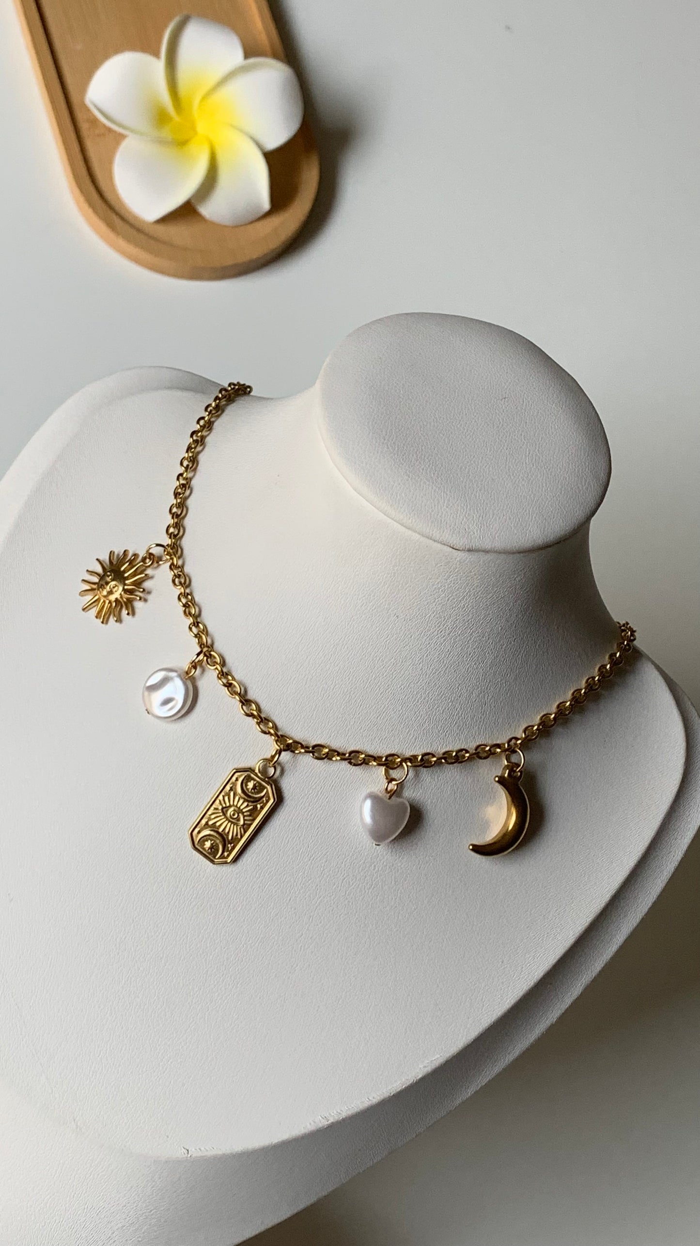 BONIFACCIO l Collier charms inoxydable