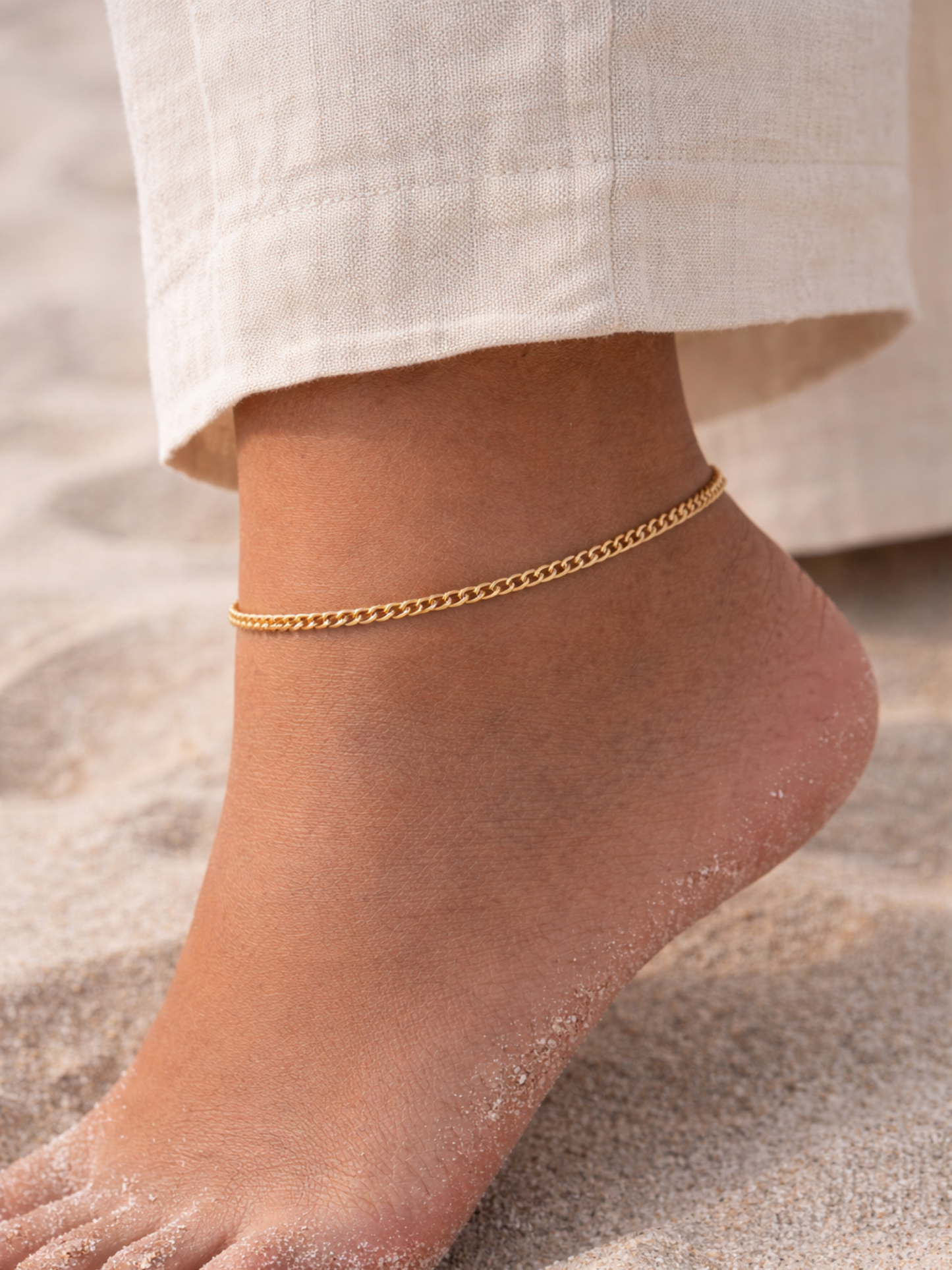 KATE l Bracelet de cheville inoxydable