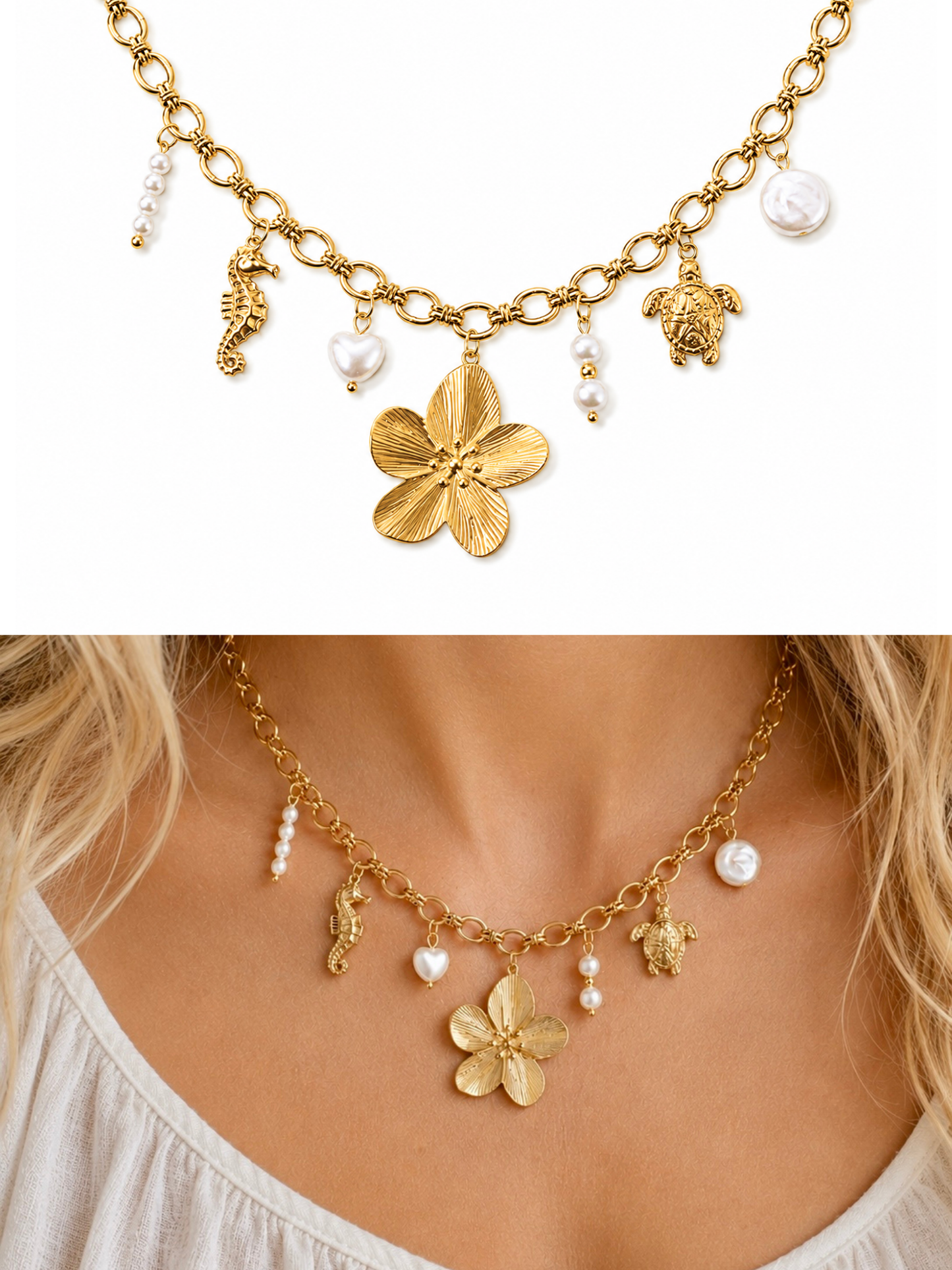 CHARMS l Collier charms inoxydable