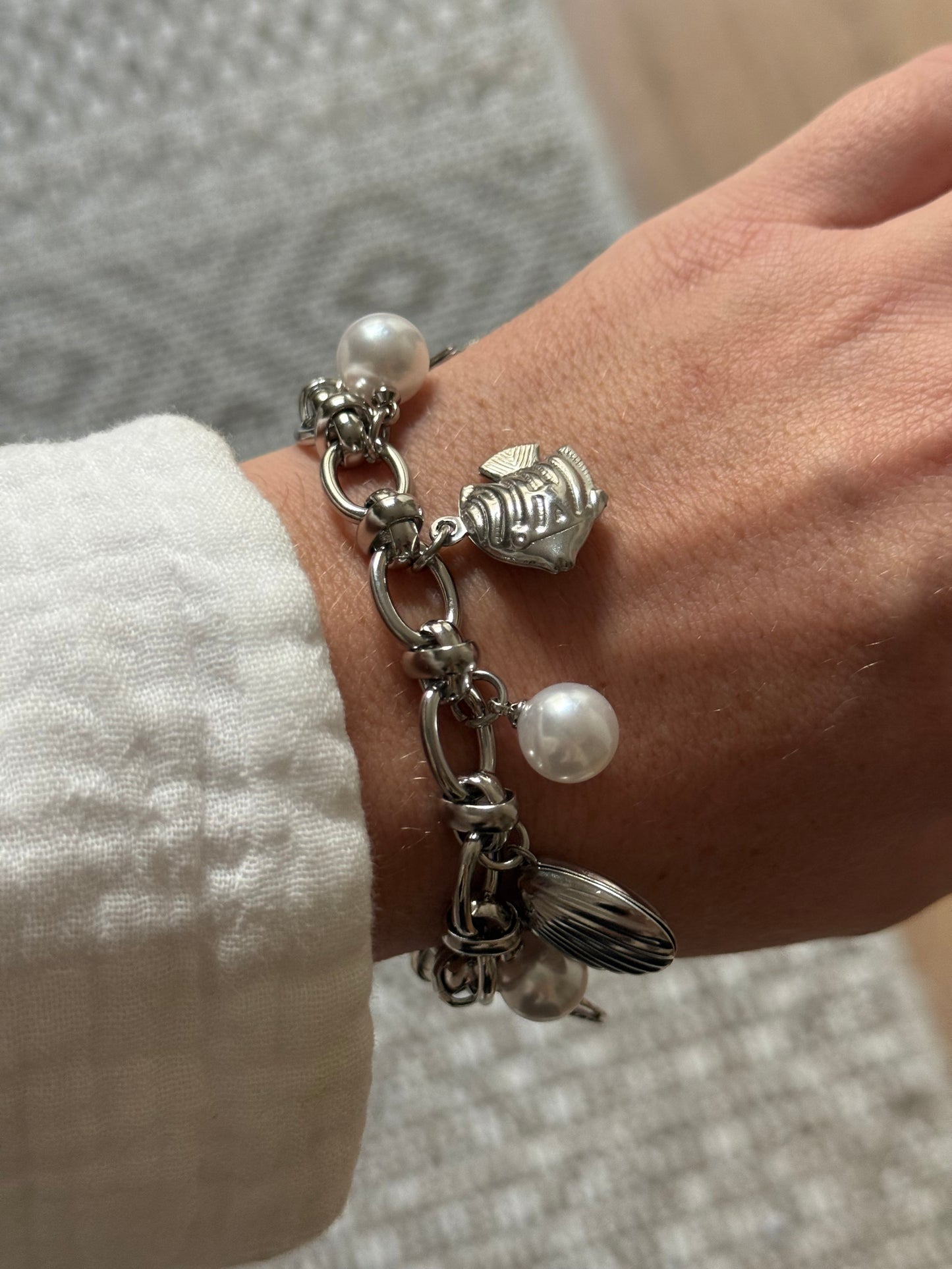 BALI l Bracelet charms inoxydable