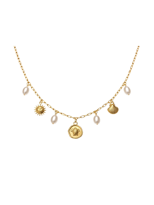 OCEAN MOOD - BORA l Collier charms inoxydable