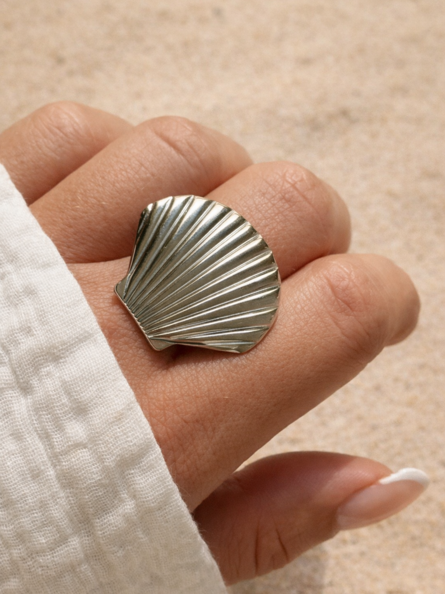 OCEAN MOOD - ÉCUME l Bague inoxydable