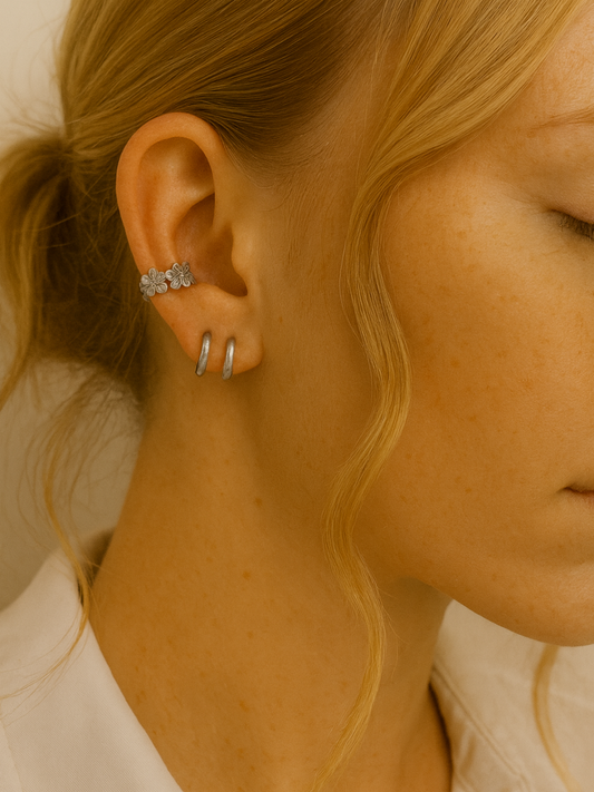 FLORA l Earcuff inoxydable