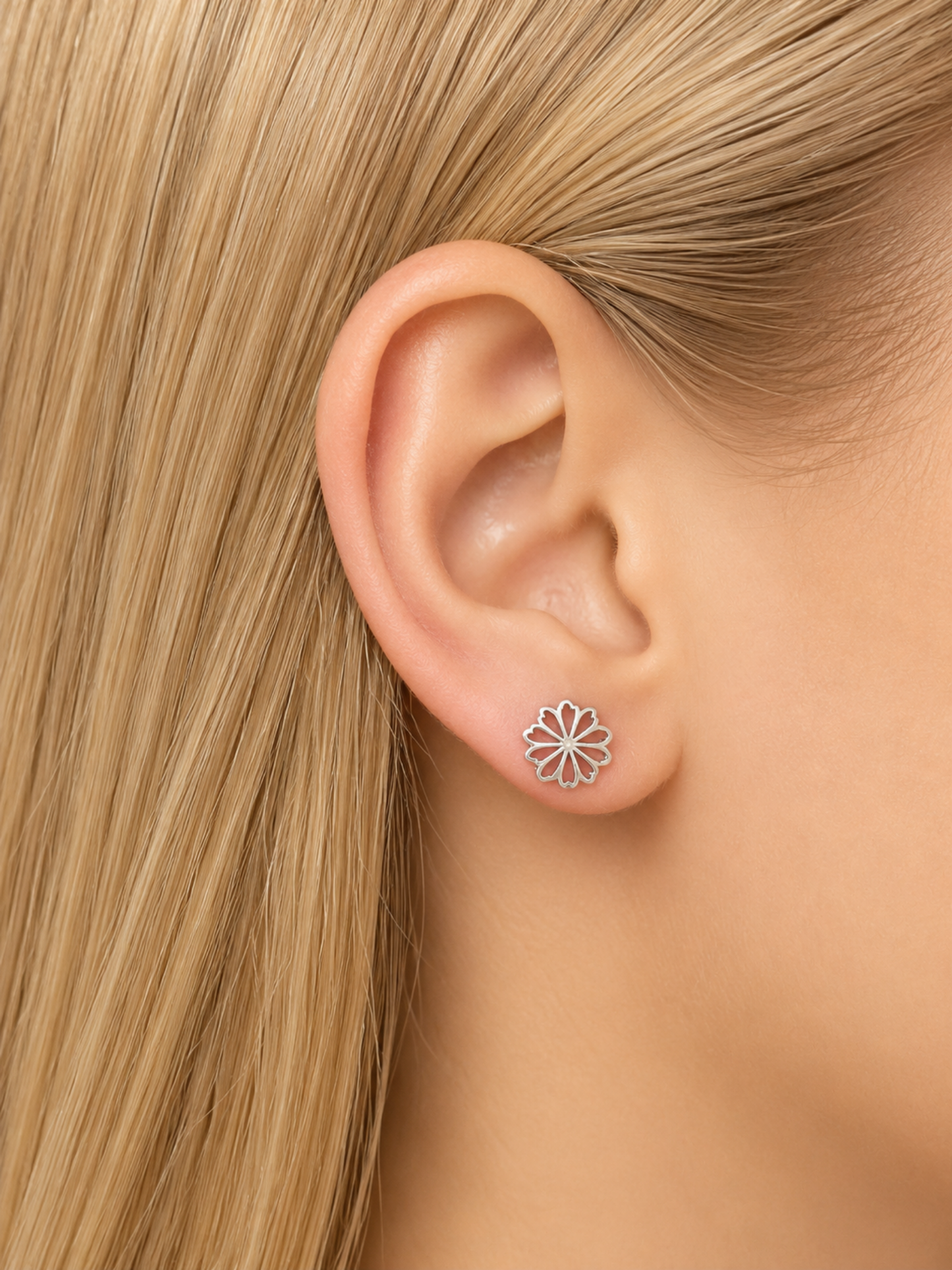 NEW l Boucles puces inoxydables