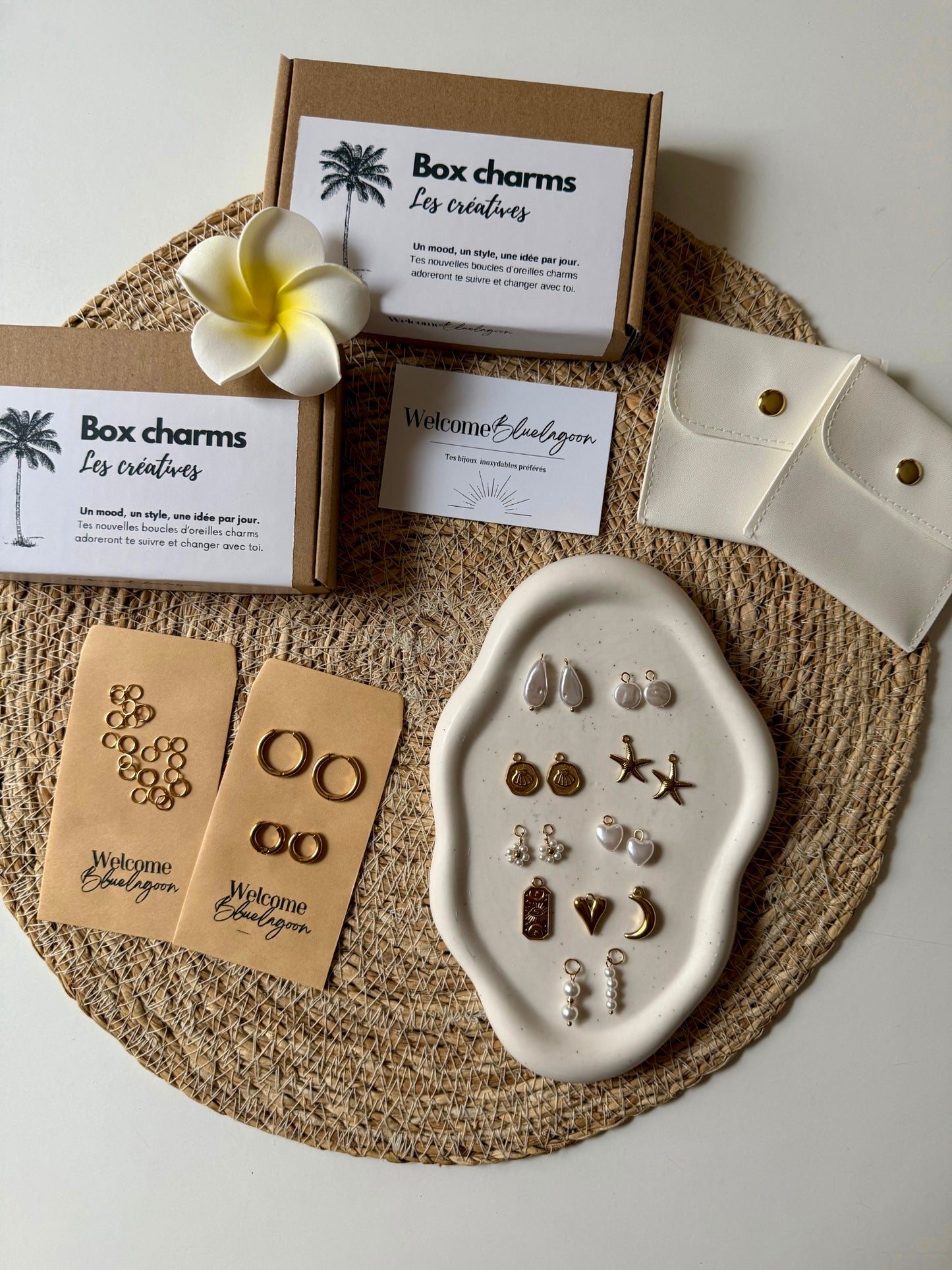 LES CRÉATIVES l Ta box charms -boucles d’oreilles-