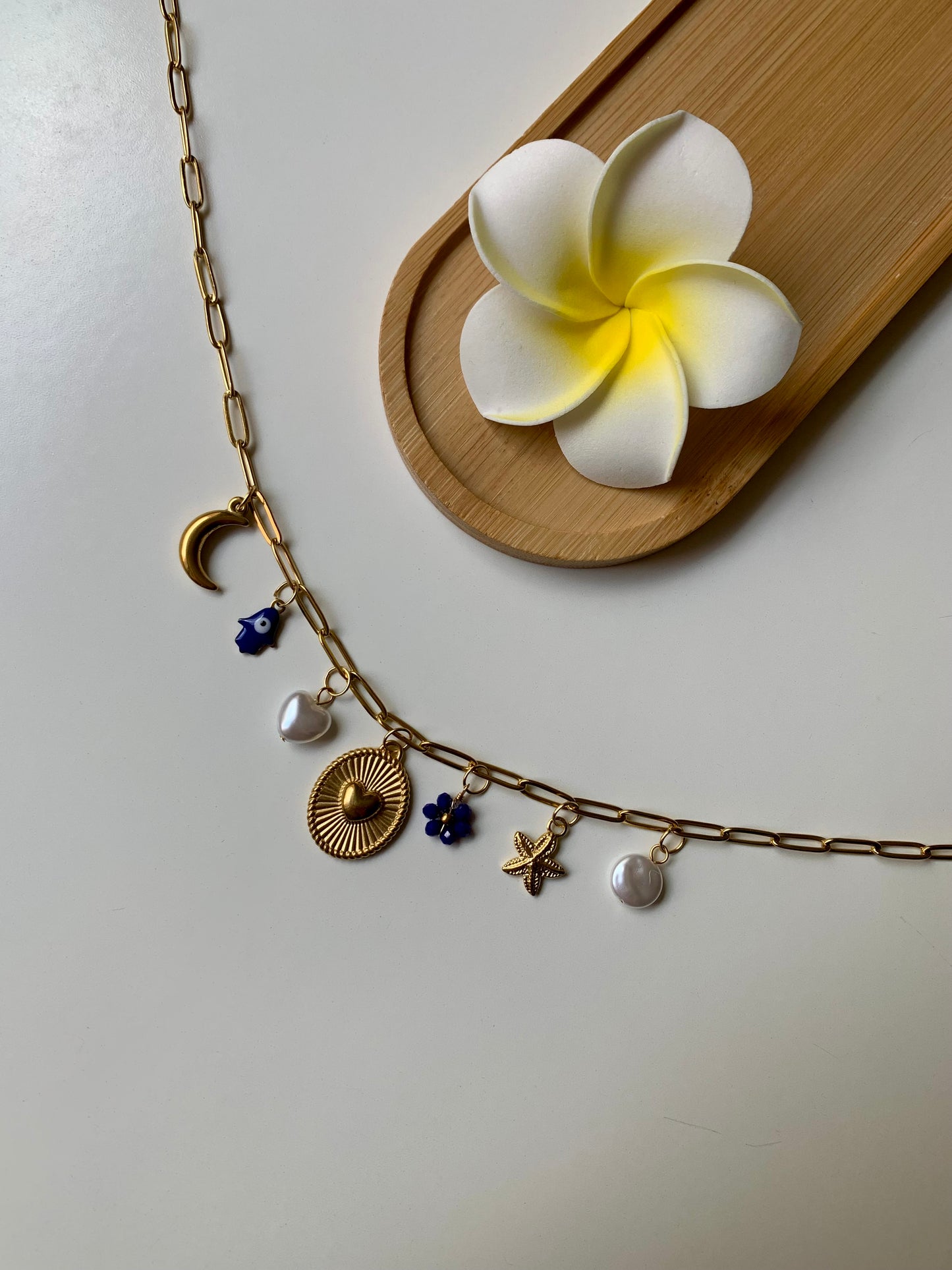 ISTANBUL - Collier charms inoxydable