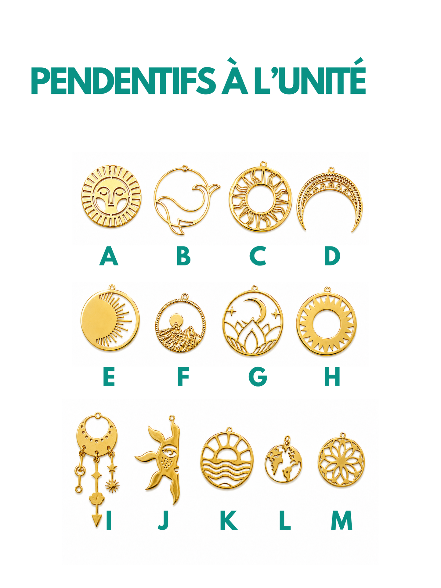 ASTRES l Pendentif inoxydable