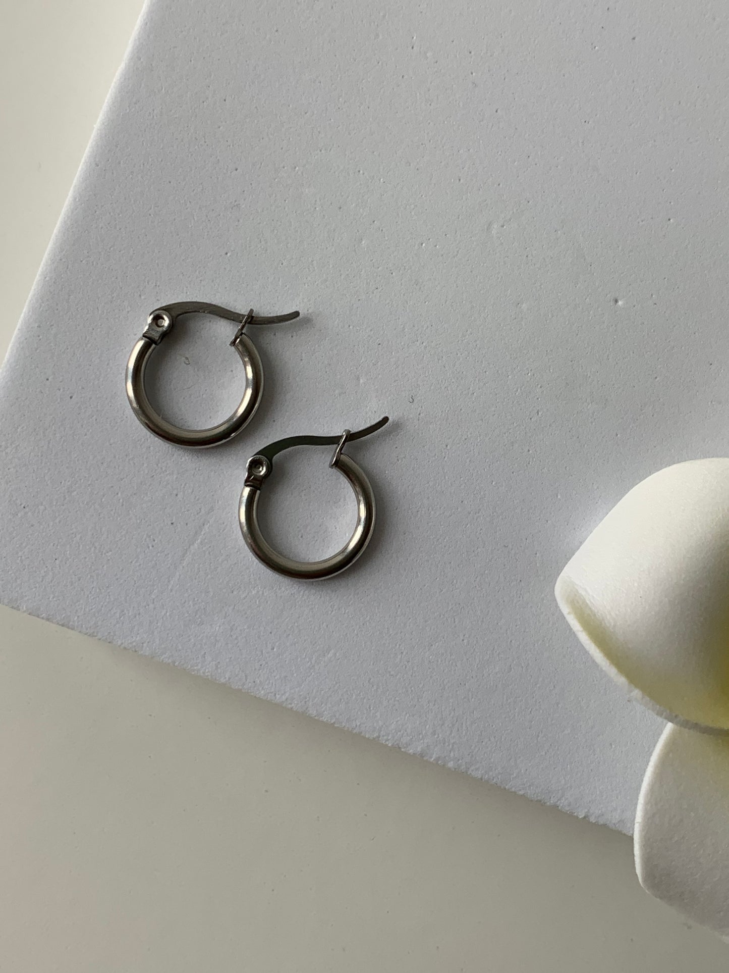 Boucles d’oreilles en acier inoxydable