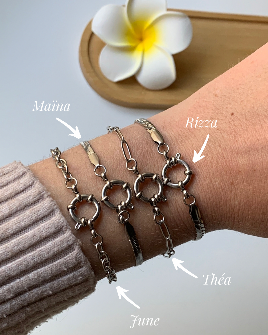 JUNE l Bracelet inoxydable
