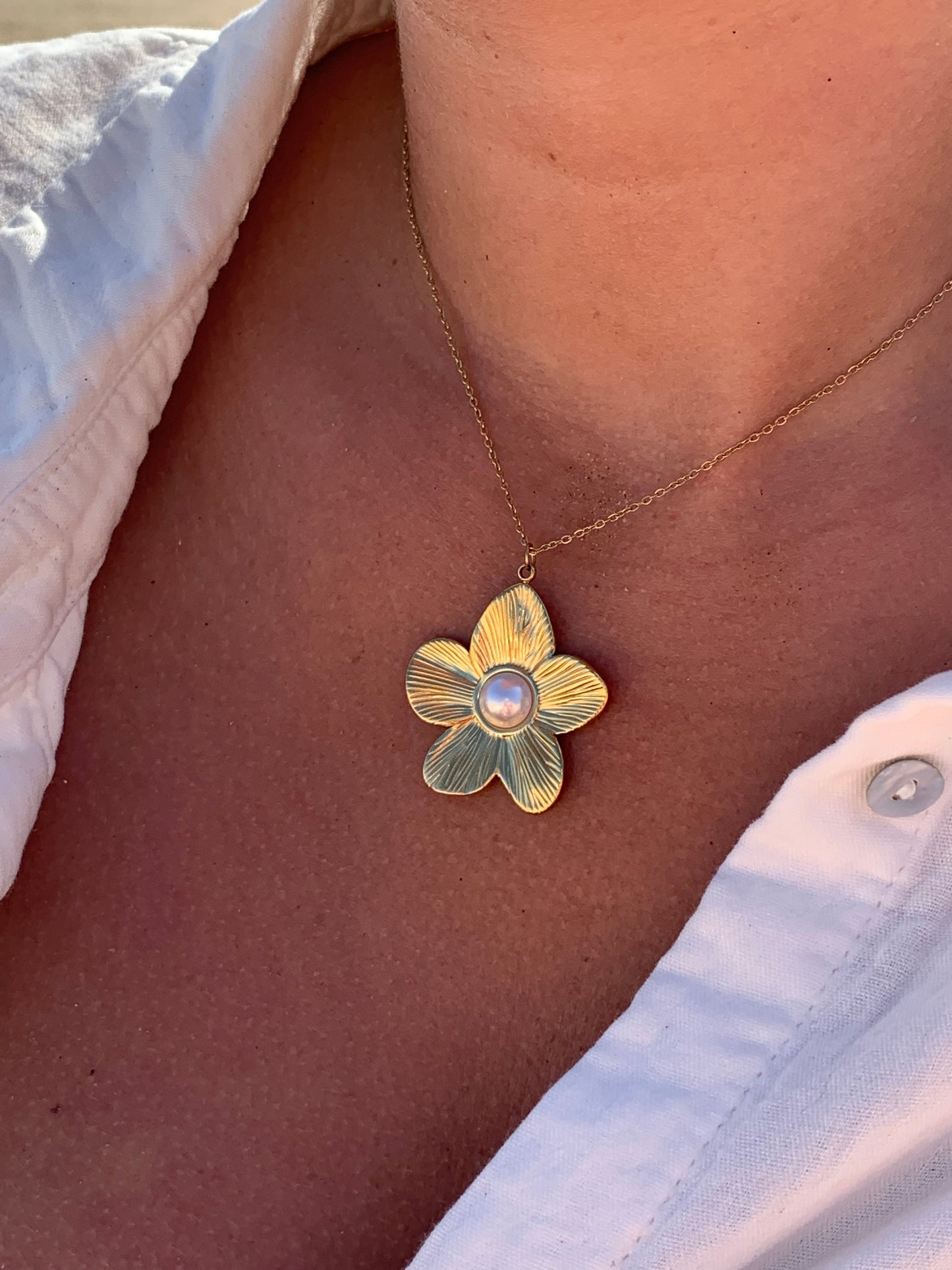 FLORA l Collier inoxydable
