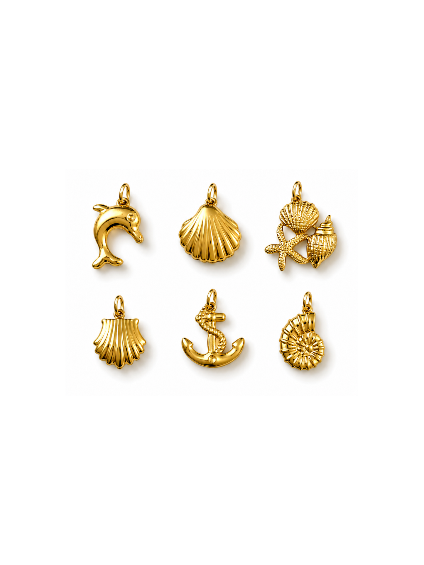 OCEAN MOOD l Lot de pendentifs inoxydables