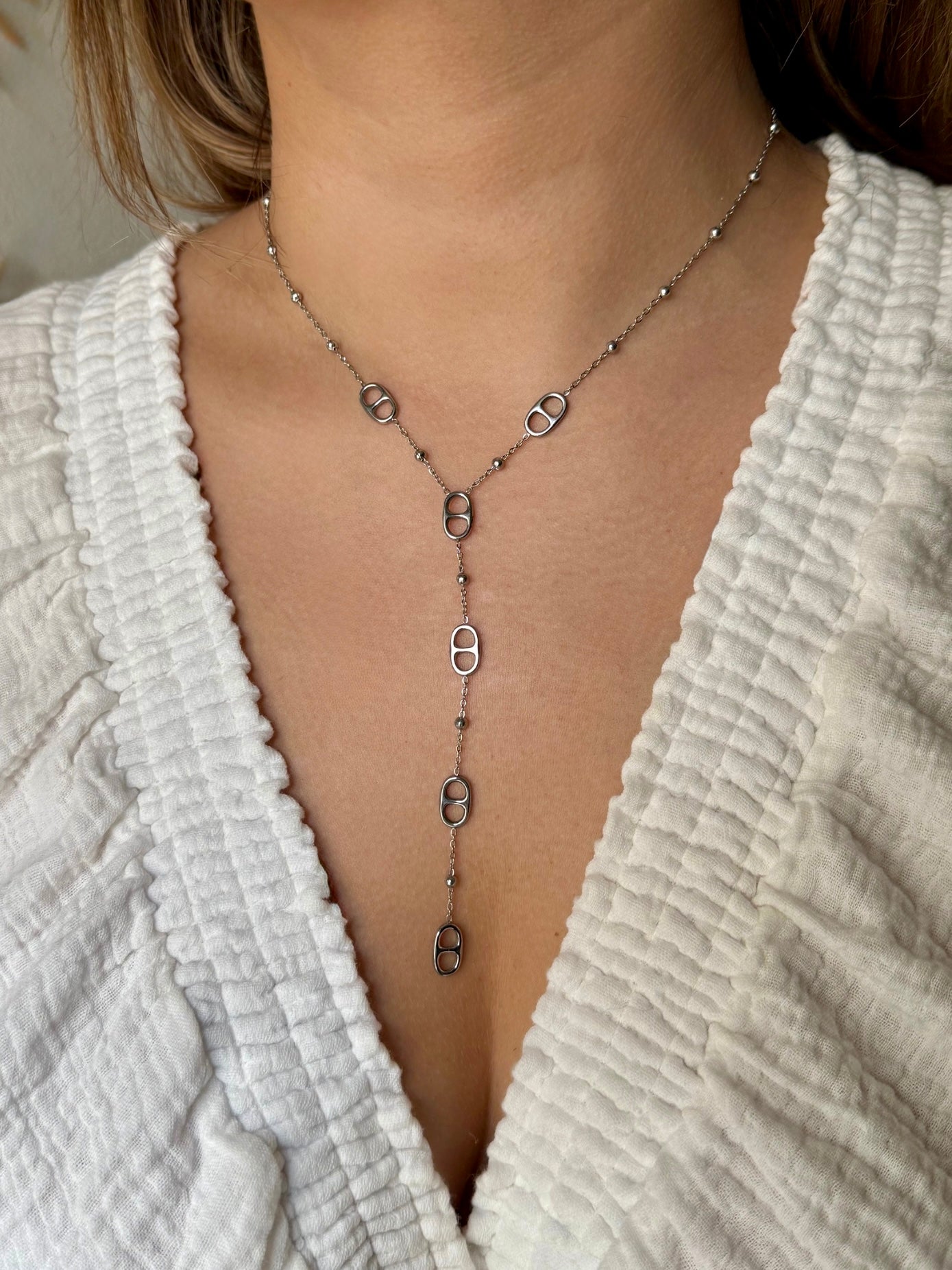 PROMESSE l Collier Y inoxydable