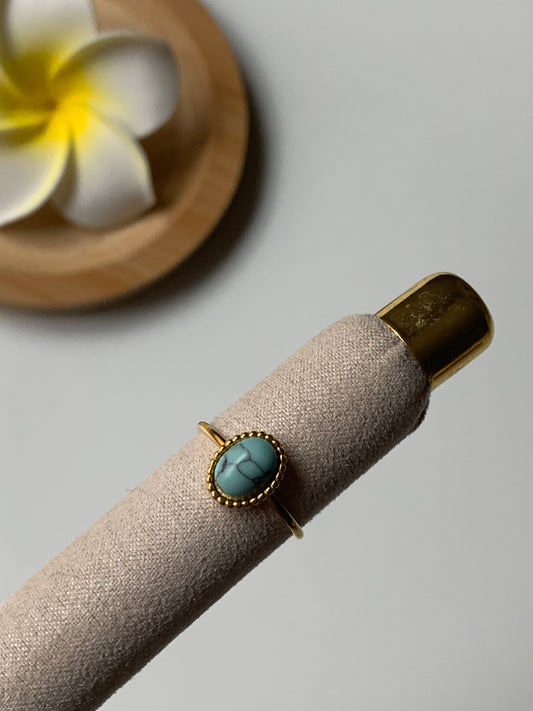TURQUOISE l Bague inoxydable