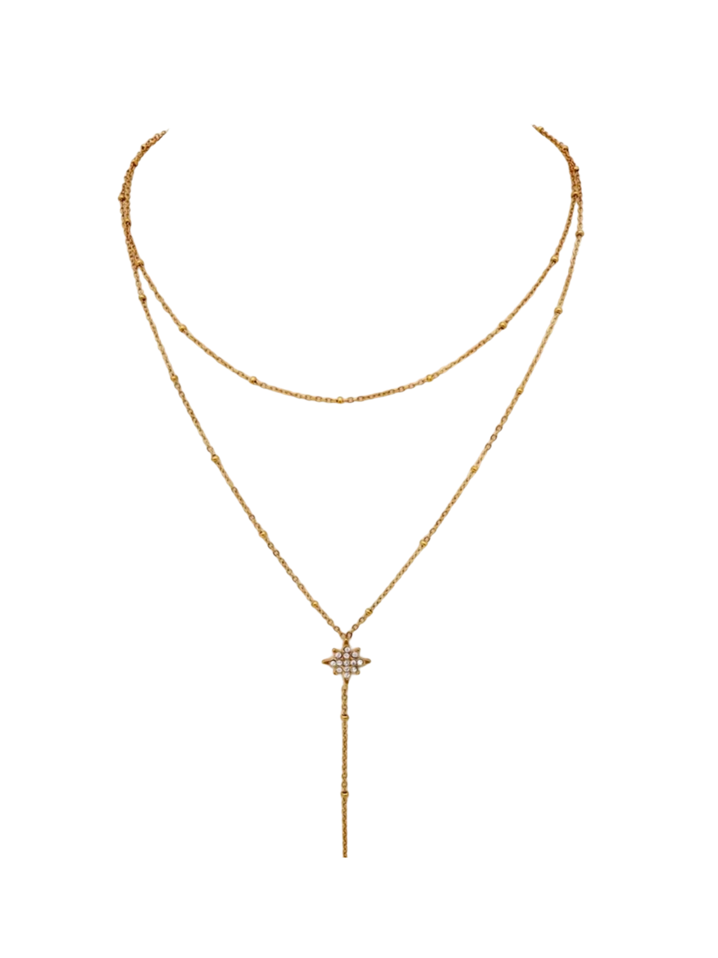 ANGELA l Collier Y inoxydable