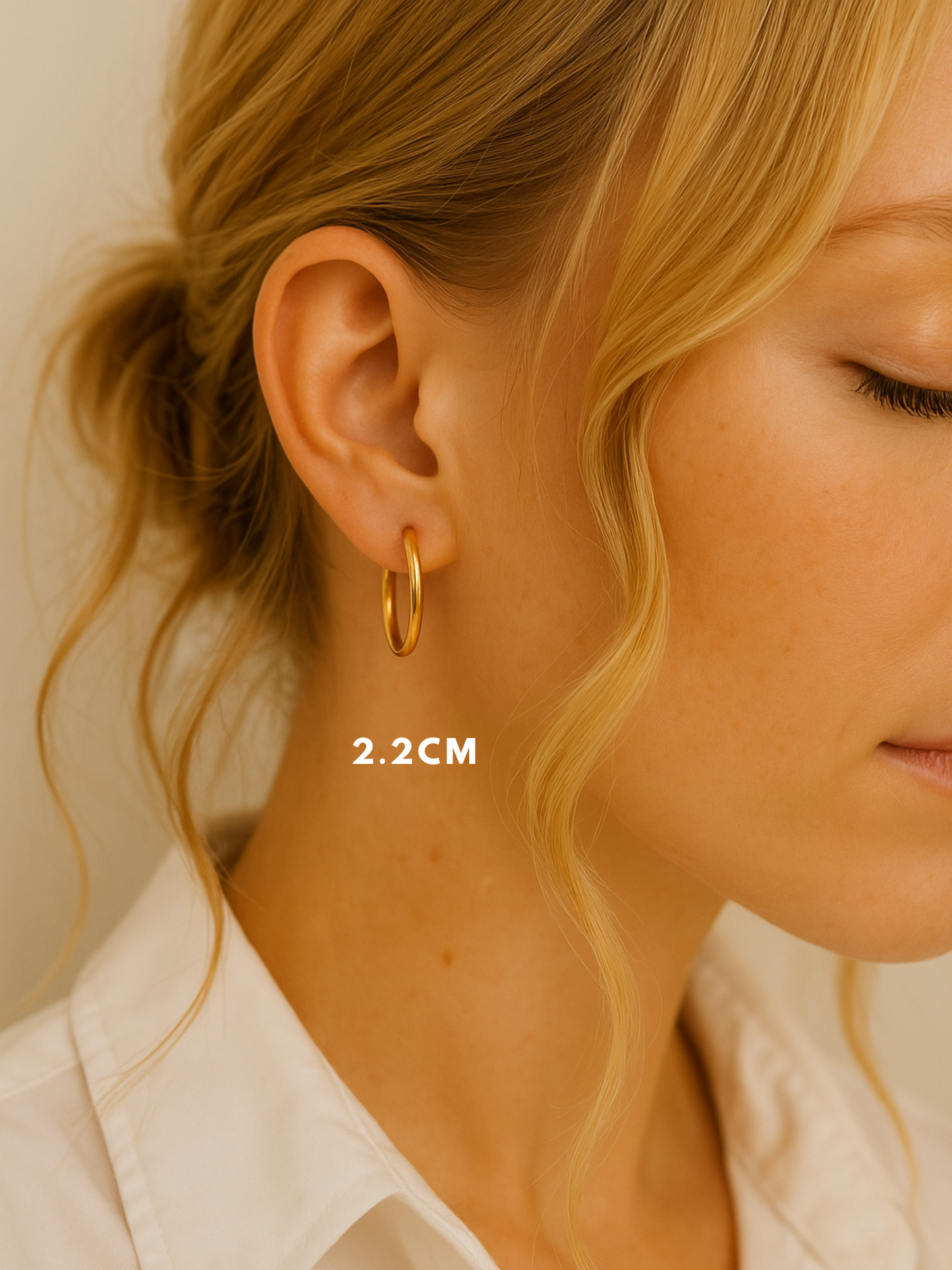 ELSA l Anneaux inoxydables - 2,2cm