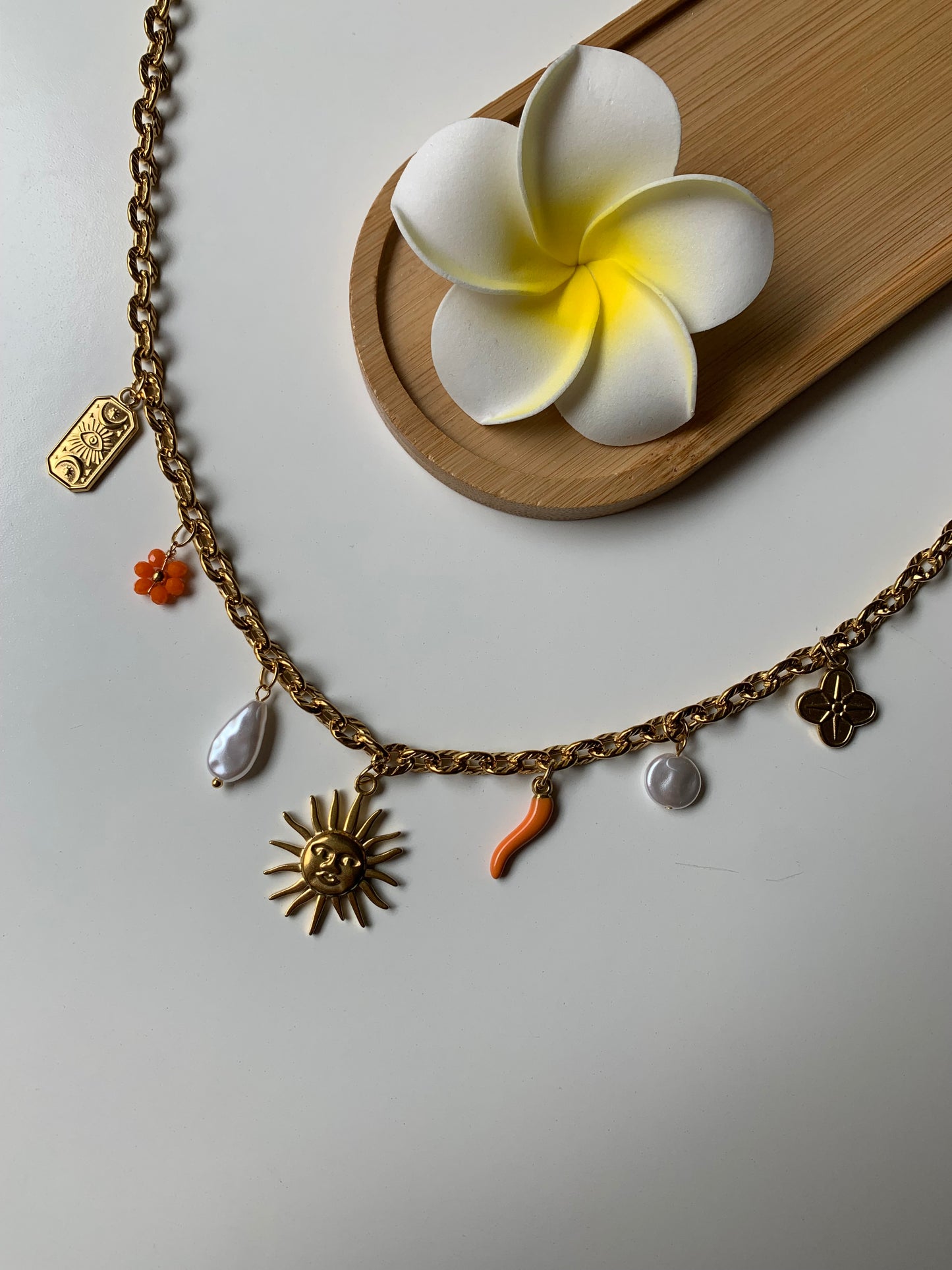 MARRAKECH - Collier charms inoxydable