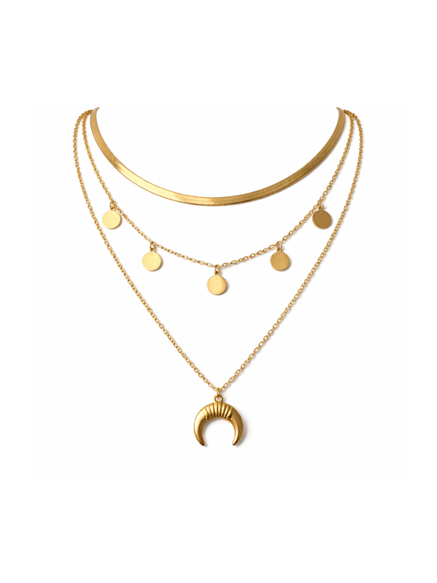 ASTRES - JOYA l Collier multirangs inoxydable