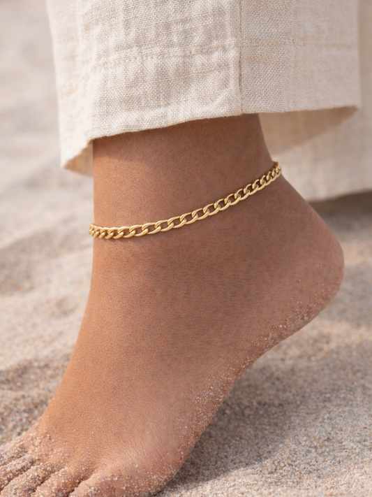 GRÂCE l Bracelet inoxydable pour la cheville