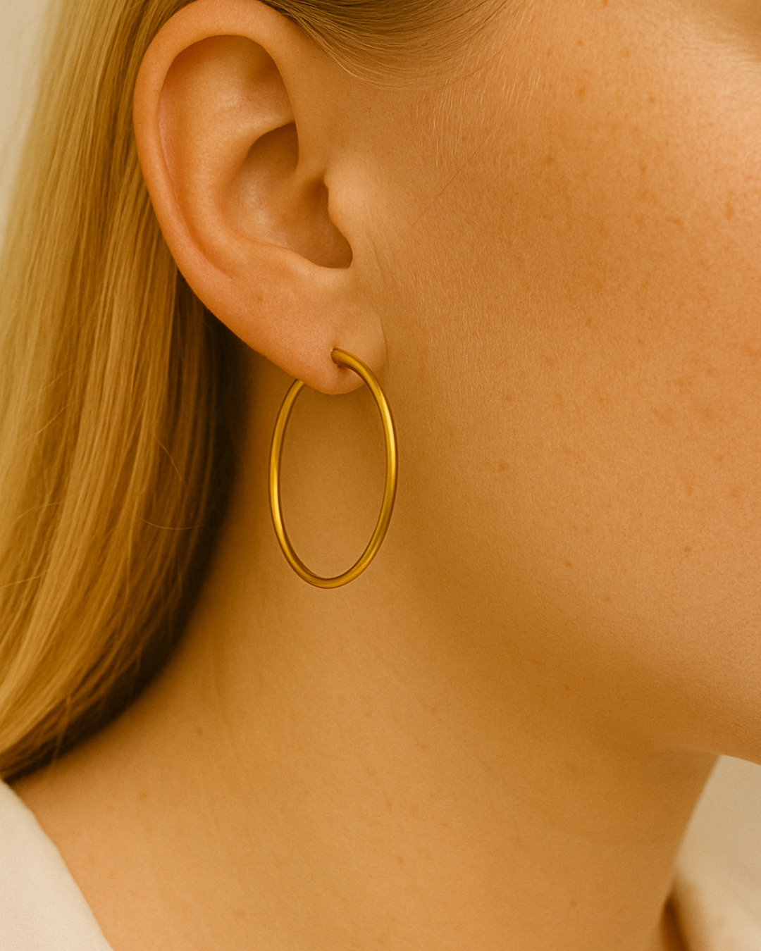 JUDE l Créoles inoxydables -4cm-