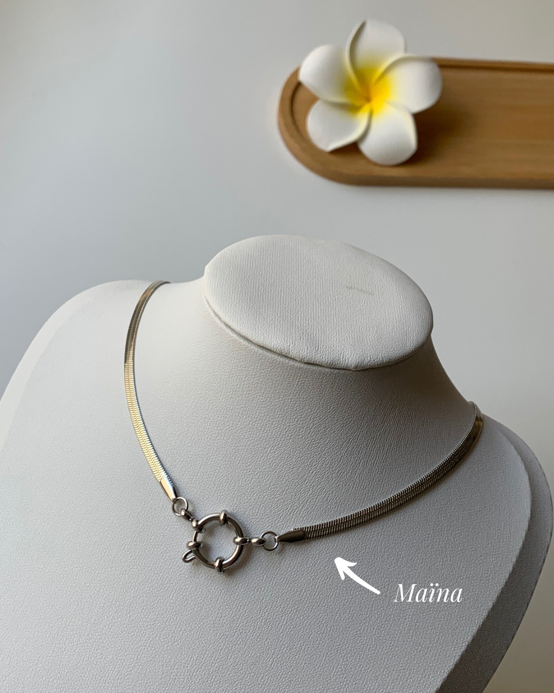 MAÏNA l Collier inoxydable