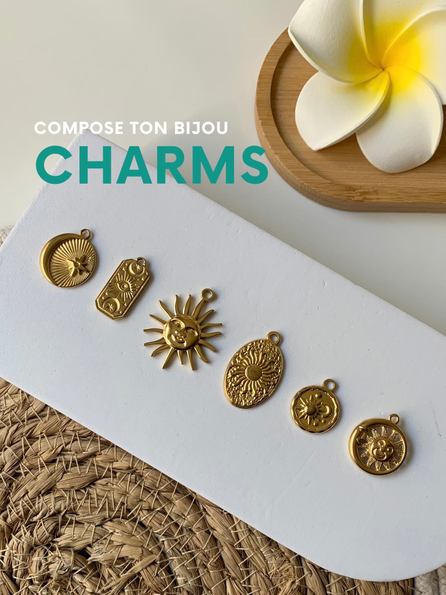 ASTRES l Charms inoxydables