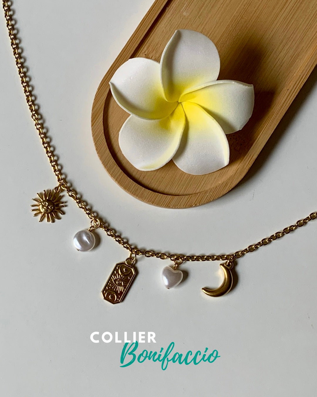 BONIFACCIO l Collier charms inoxydable