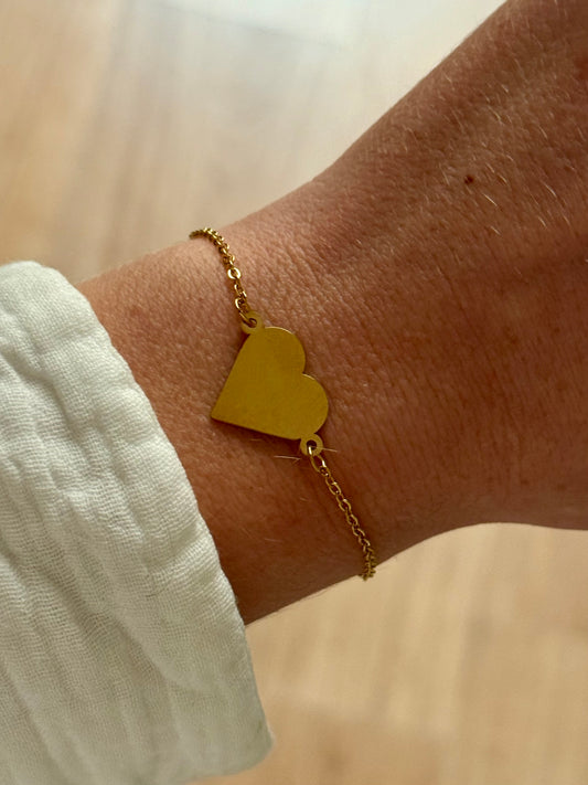 CŒUR l Bracelet inoxydable