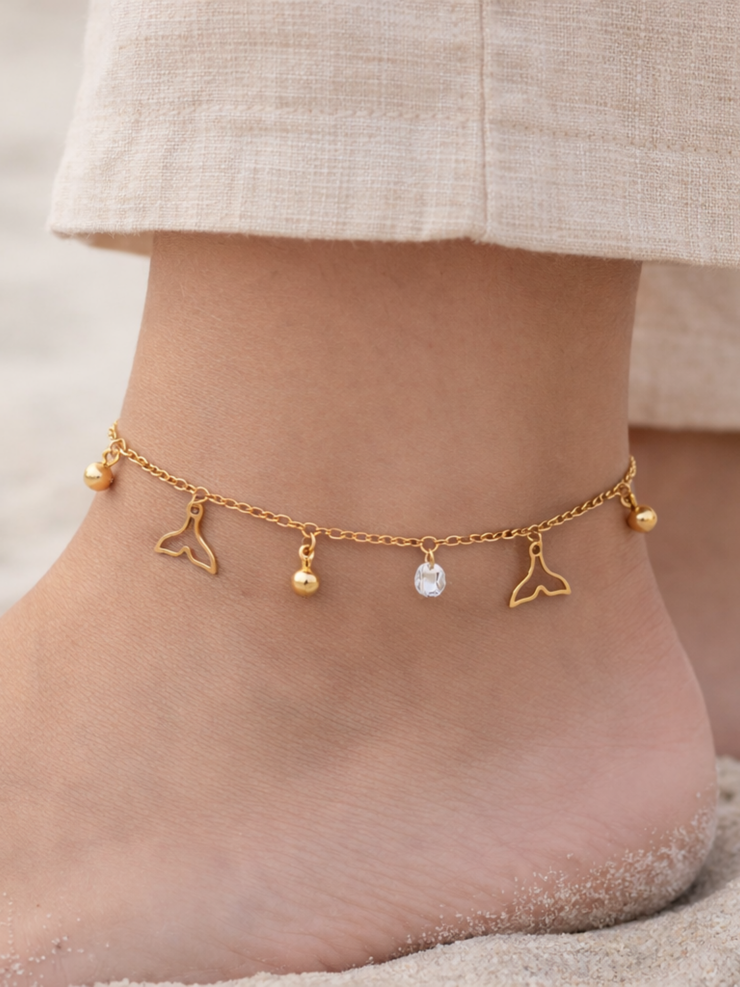 SIRENA l Bracelet de cheville inoxydable