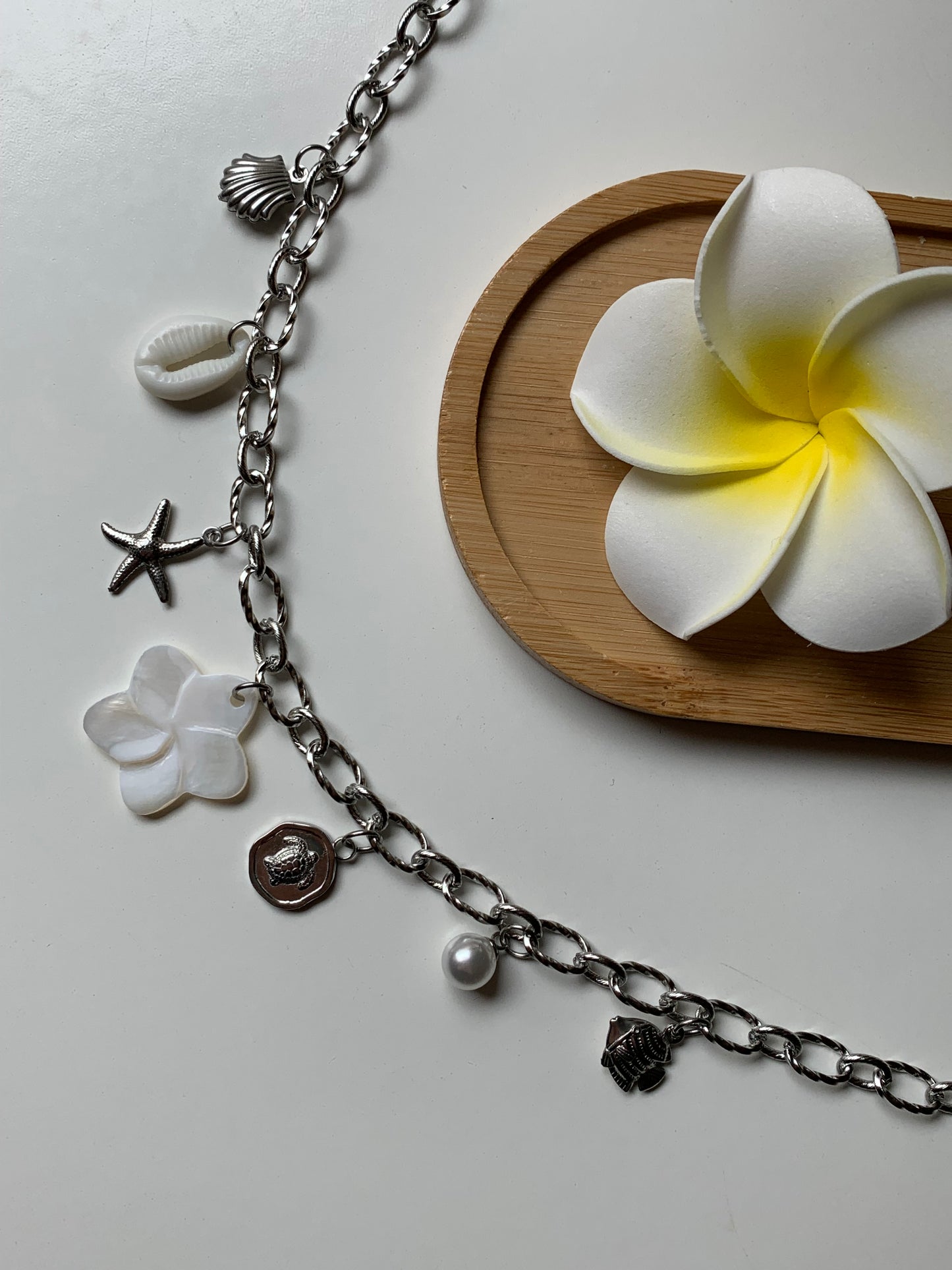 ZANZIBAR - Collier charms inoxydable