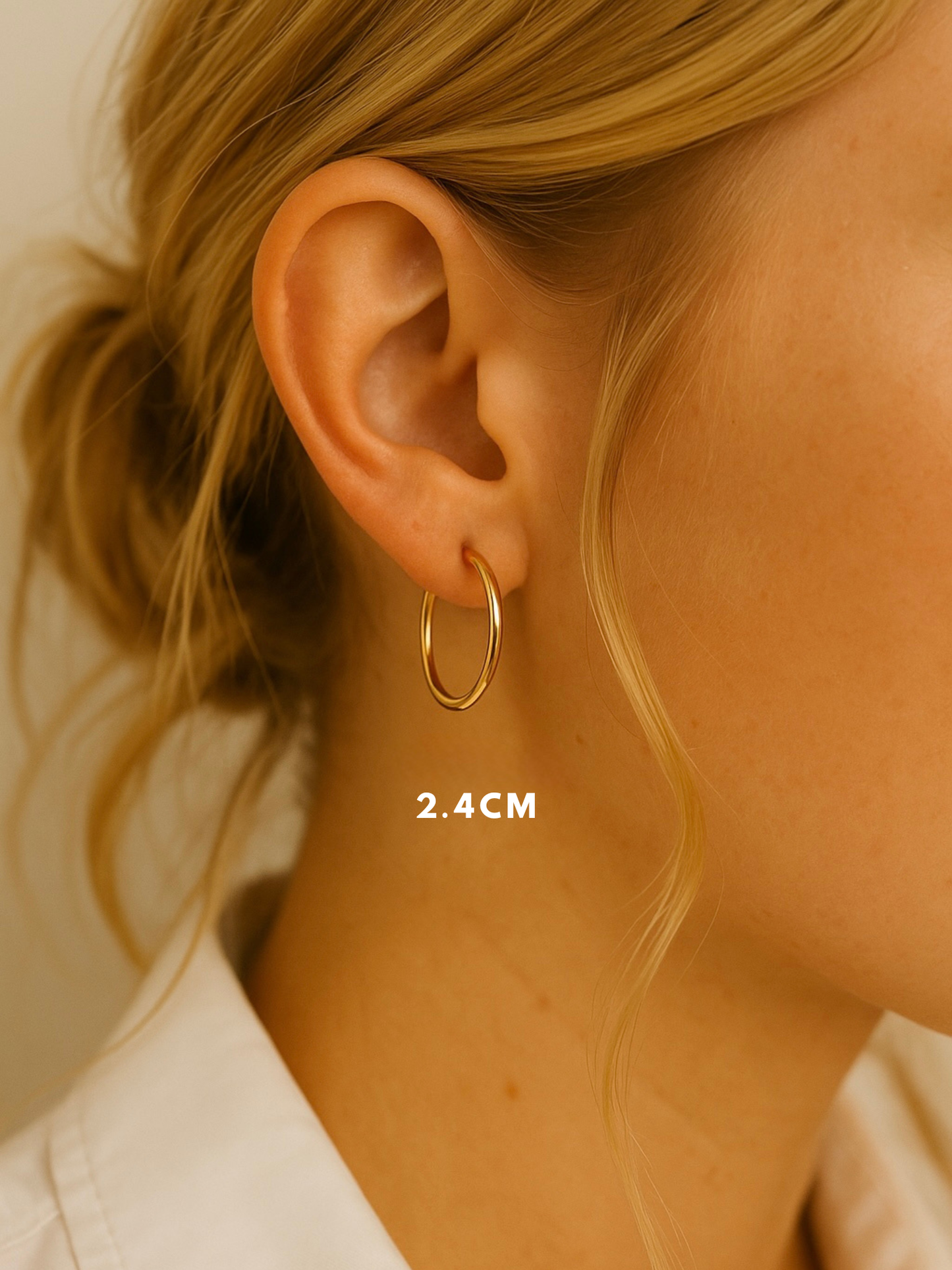 ELSA l Anneaux inoxydables - 2,4cm