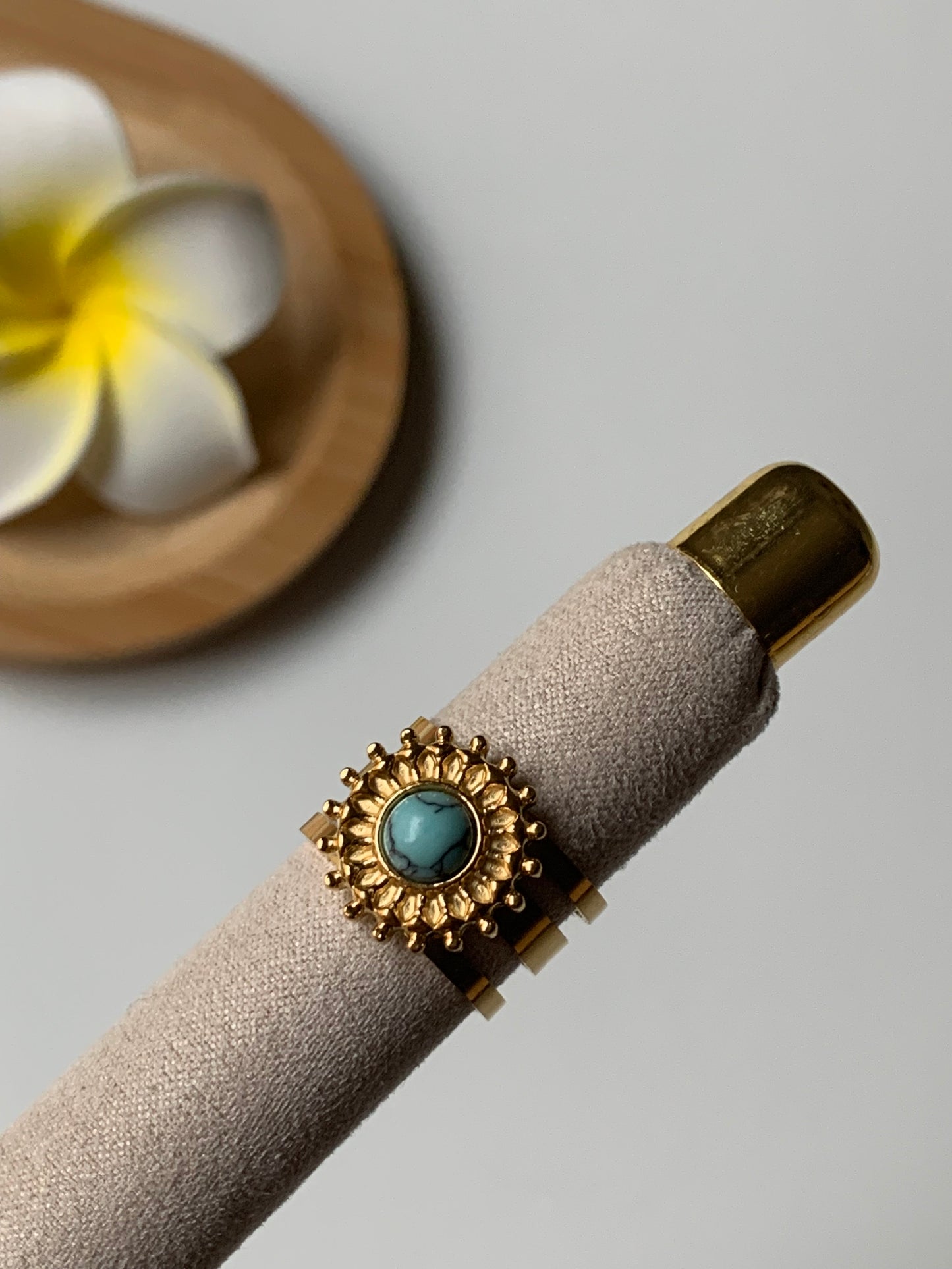 TURQUOISE l Bague inoxydable