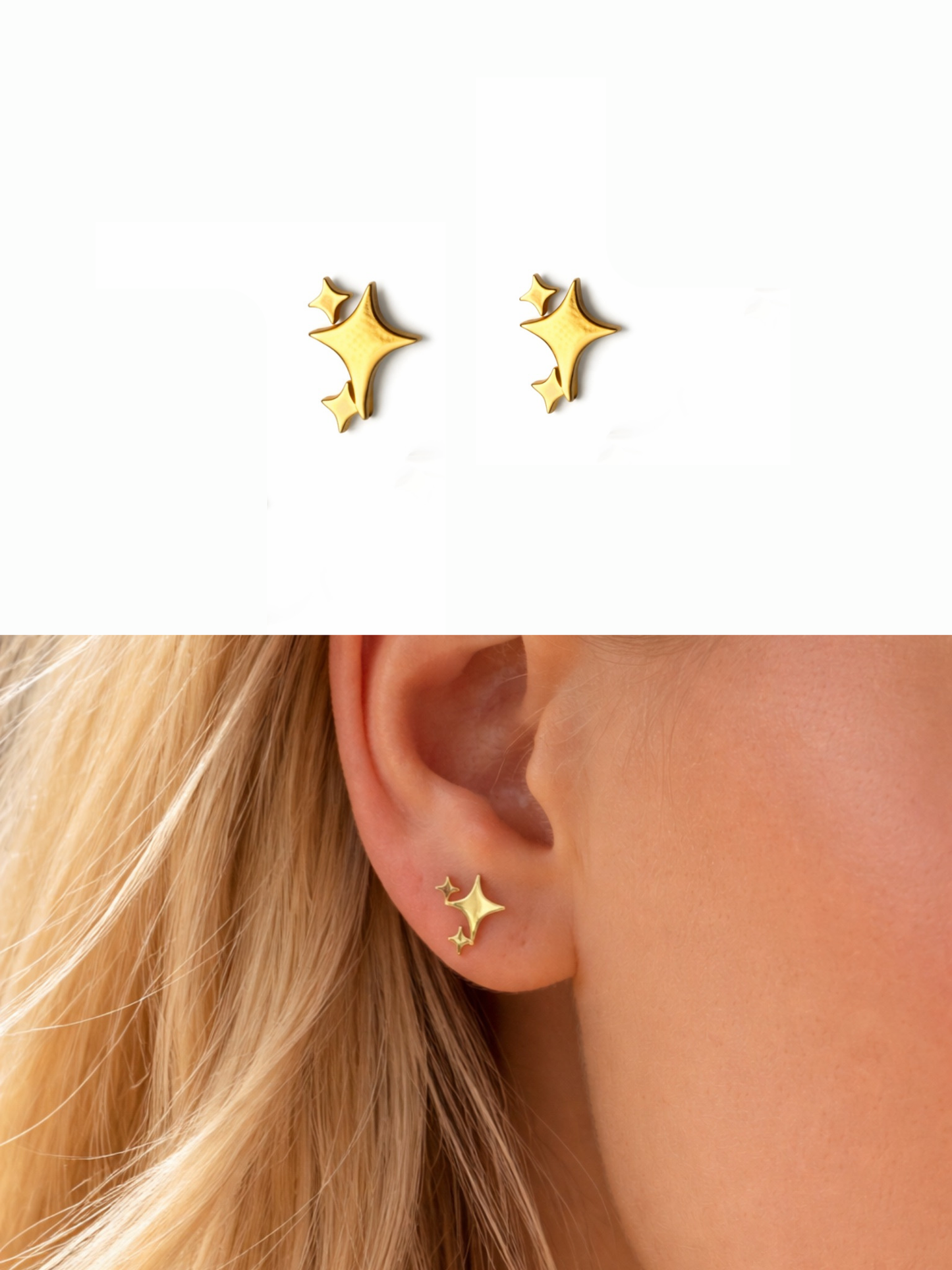 ASTRES l Boucles puces inoxydables
