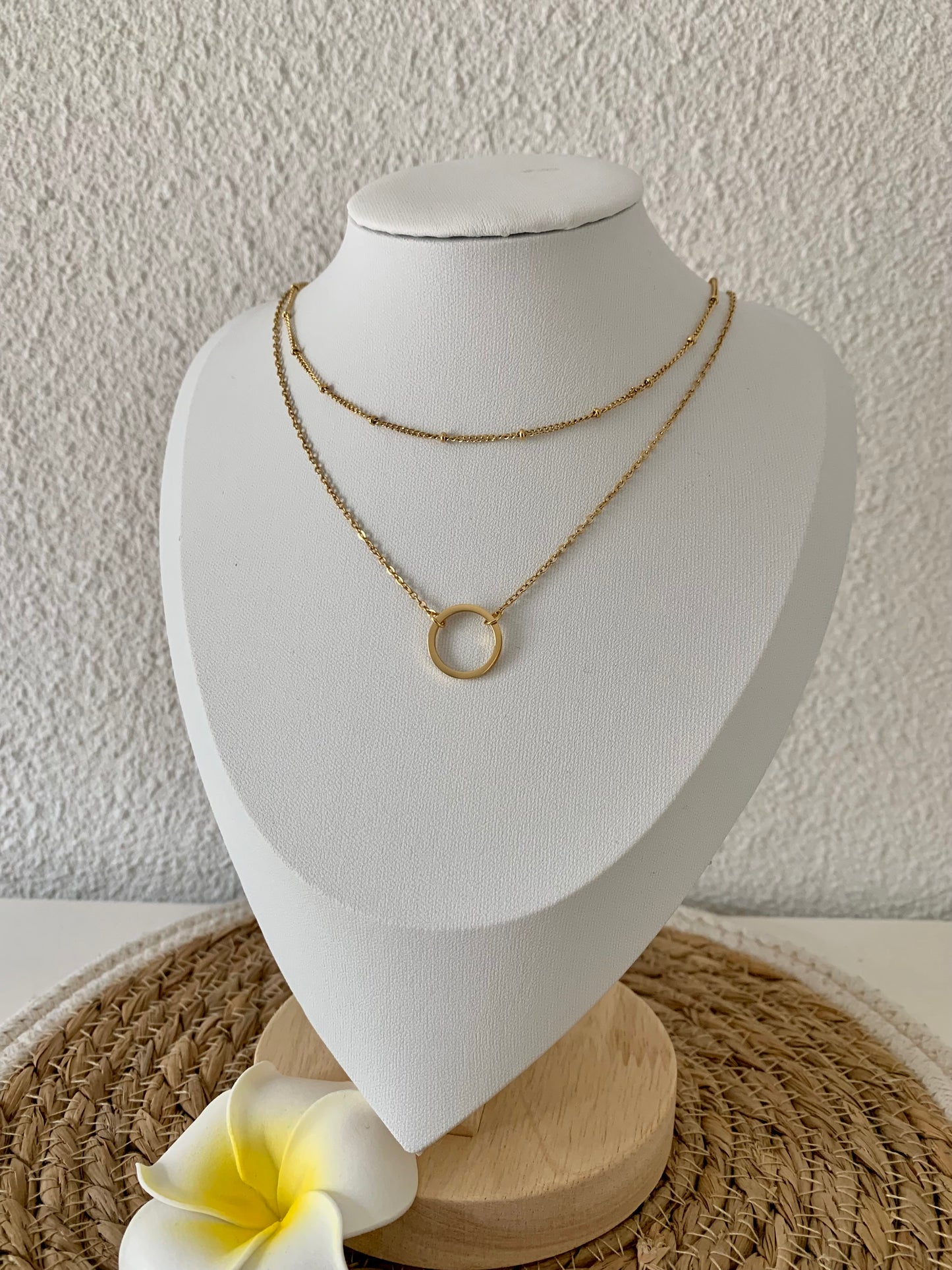 CHLOÉ l Collier multirangs en acier inoxydable