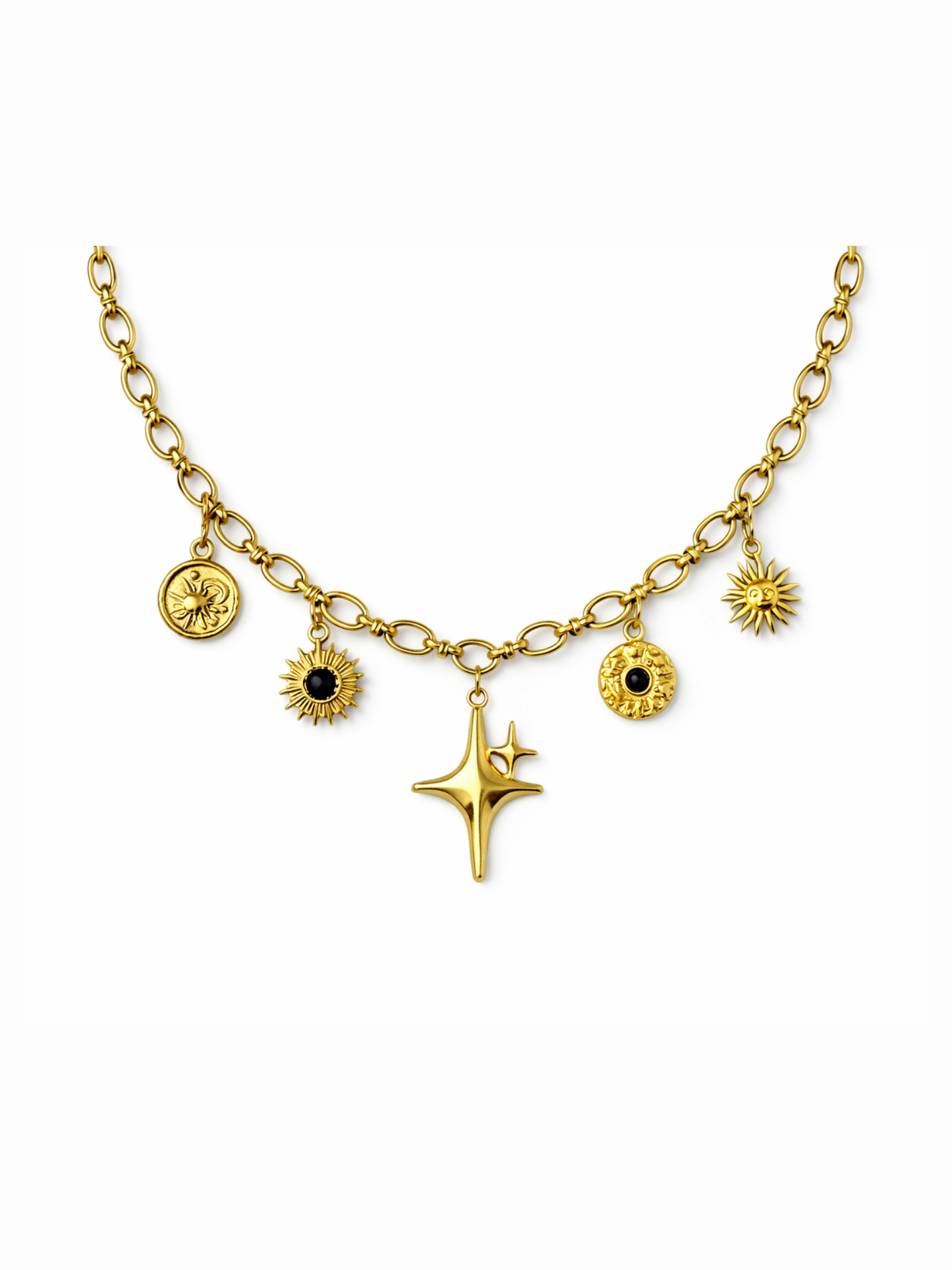 TULUM l Collier charms inoxydable