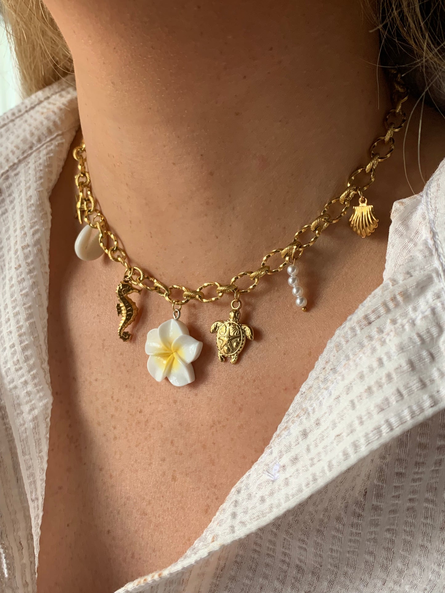 BORA - Collier charms inoxydable