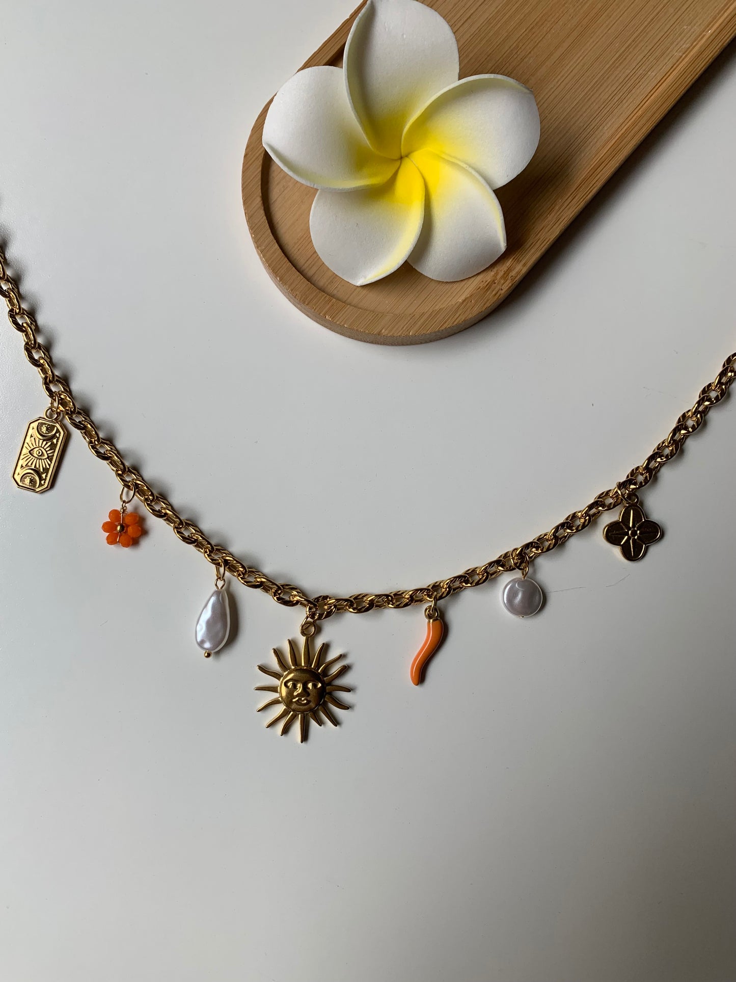 MARRAKECH - Collier charms inoxydable