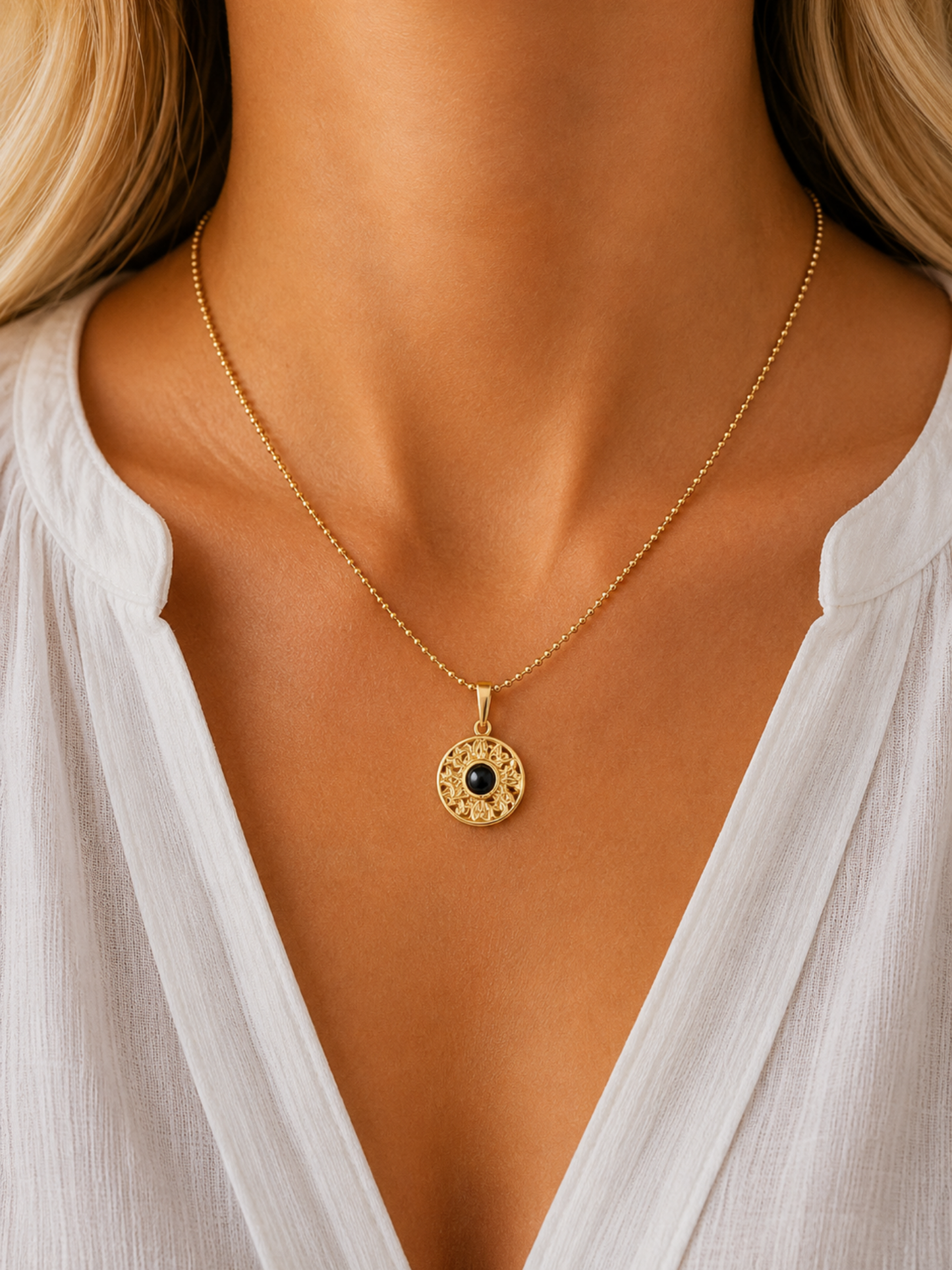 NEW l Collier coloré inoxydable