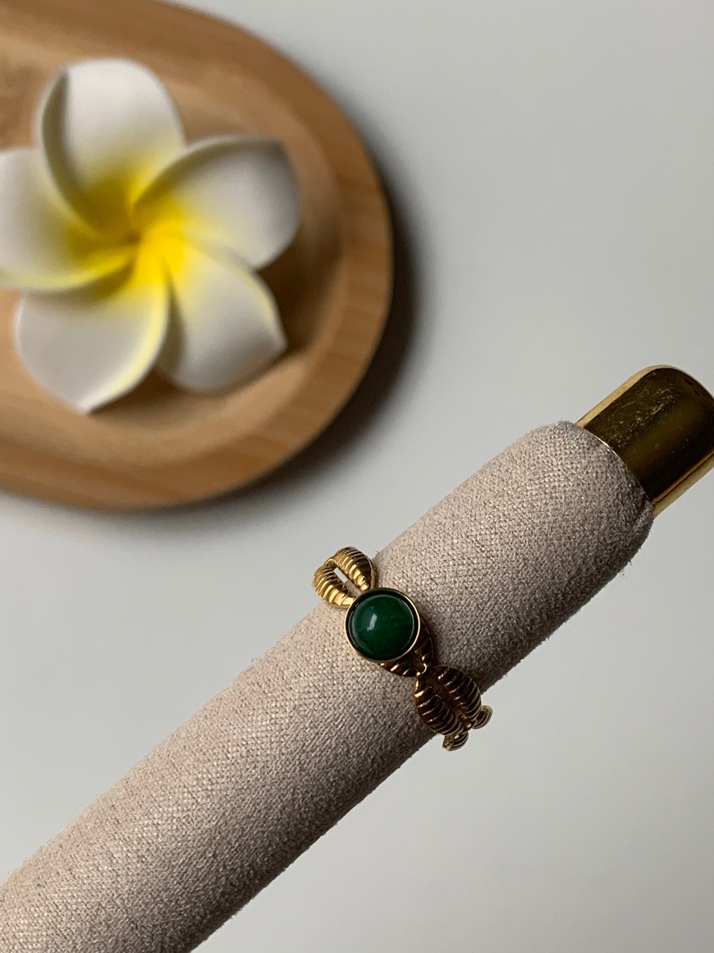 AVENTURINE l Bague inoxydable