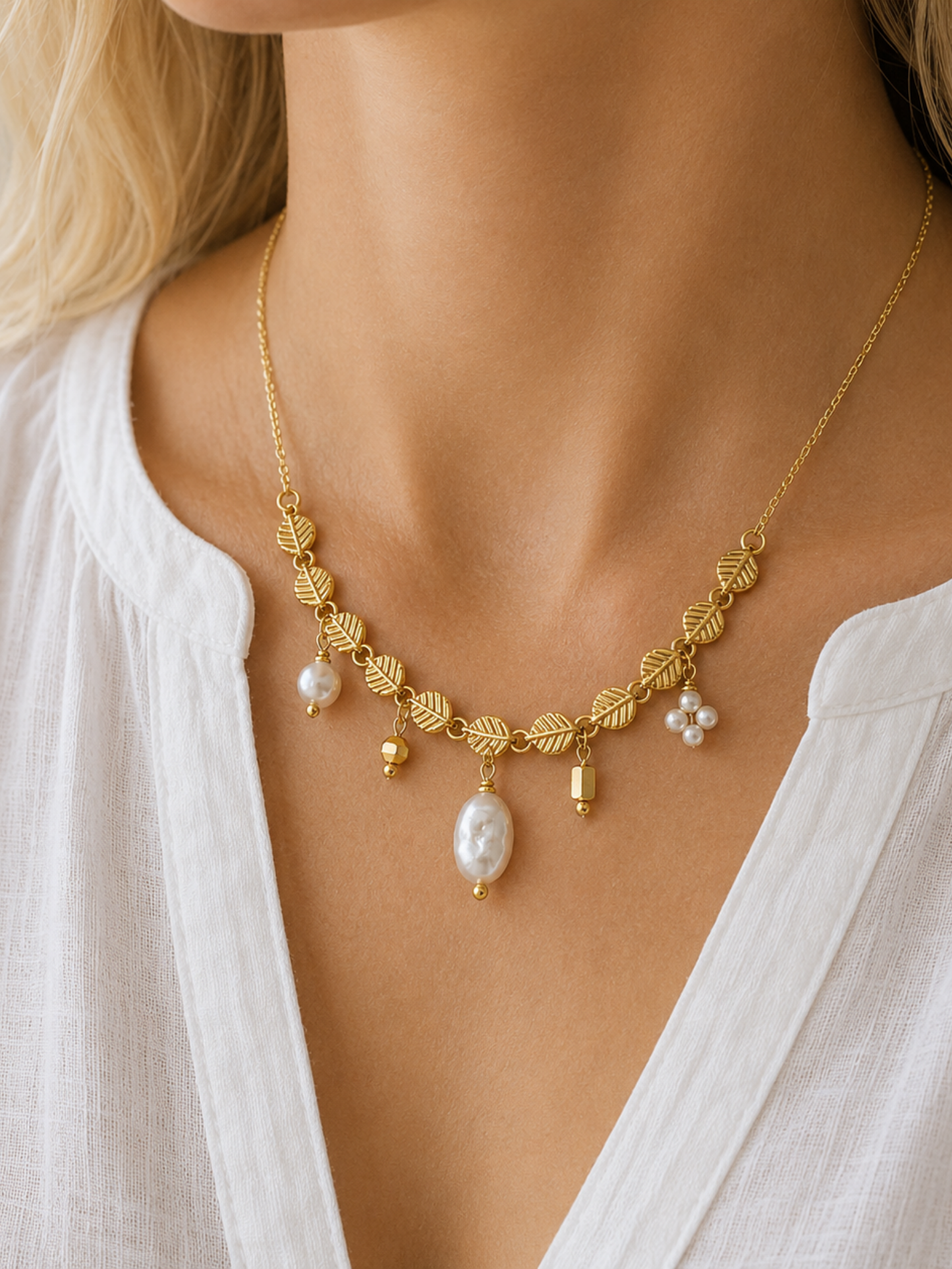 NEW l Collier coloré inoxydable