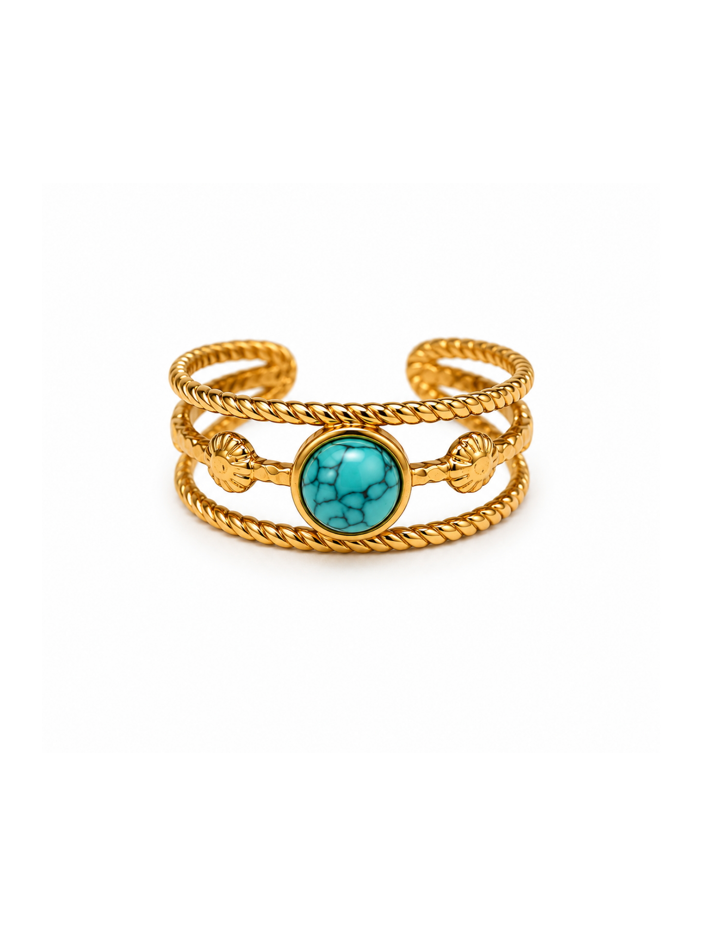 NEW l Bague colorée inoxydable