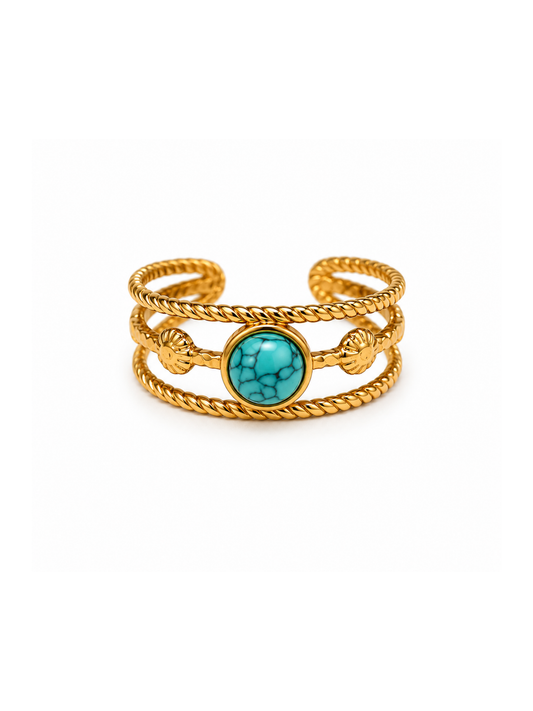 NEW l Bague colorée inoxydable