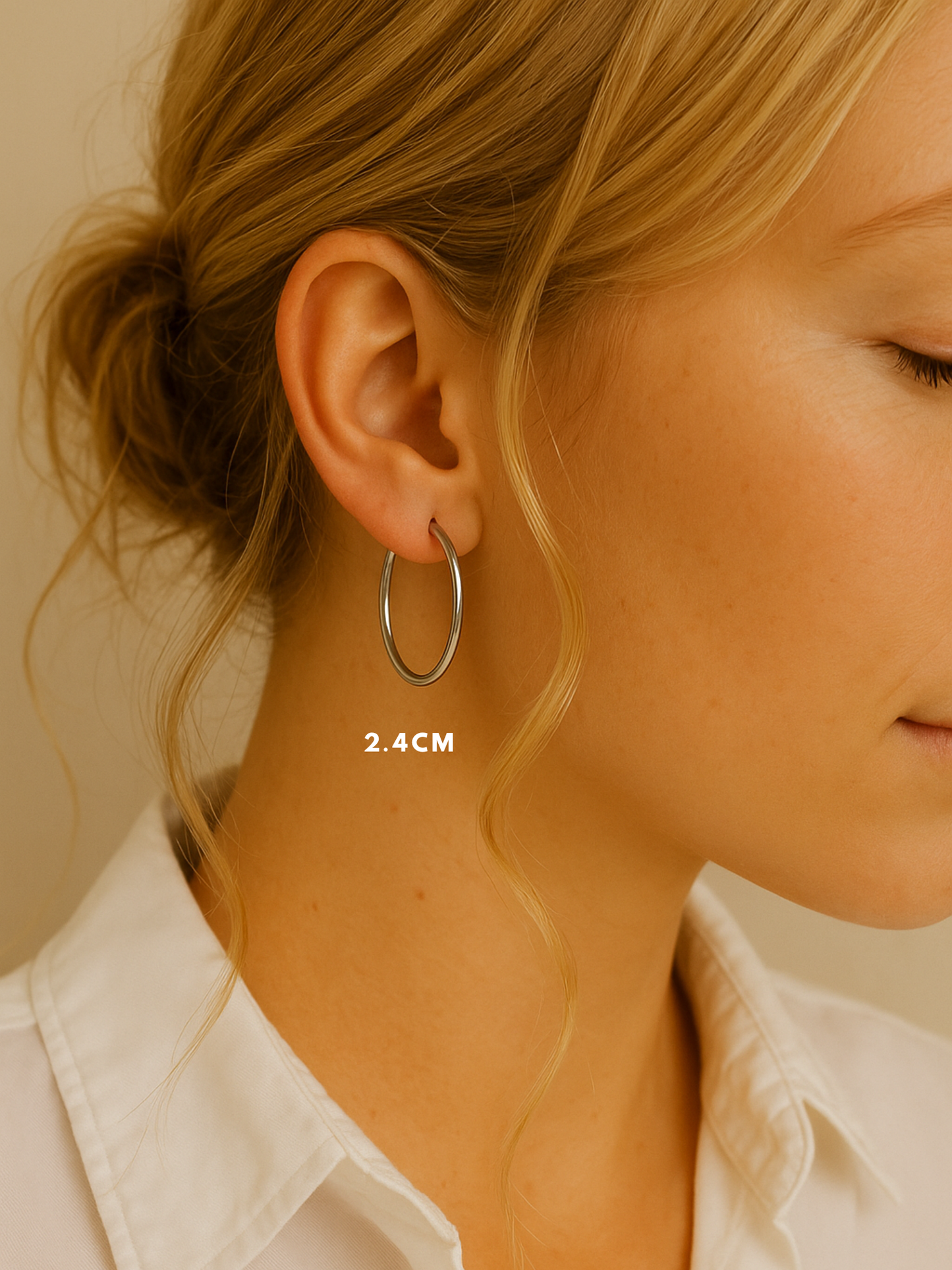 ELSA l Anneaux inoxydables - 2.4cm